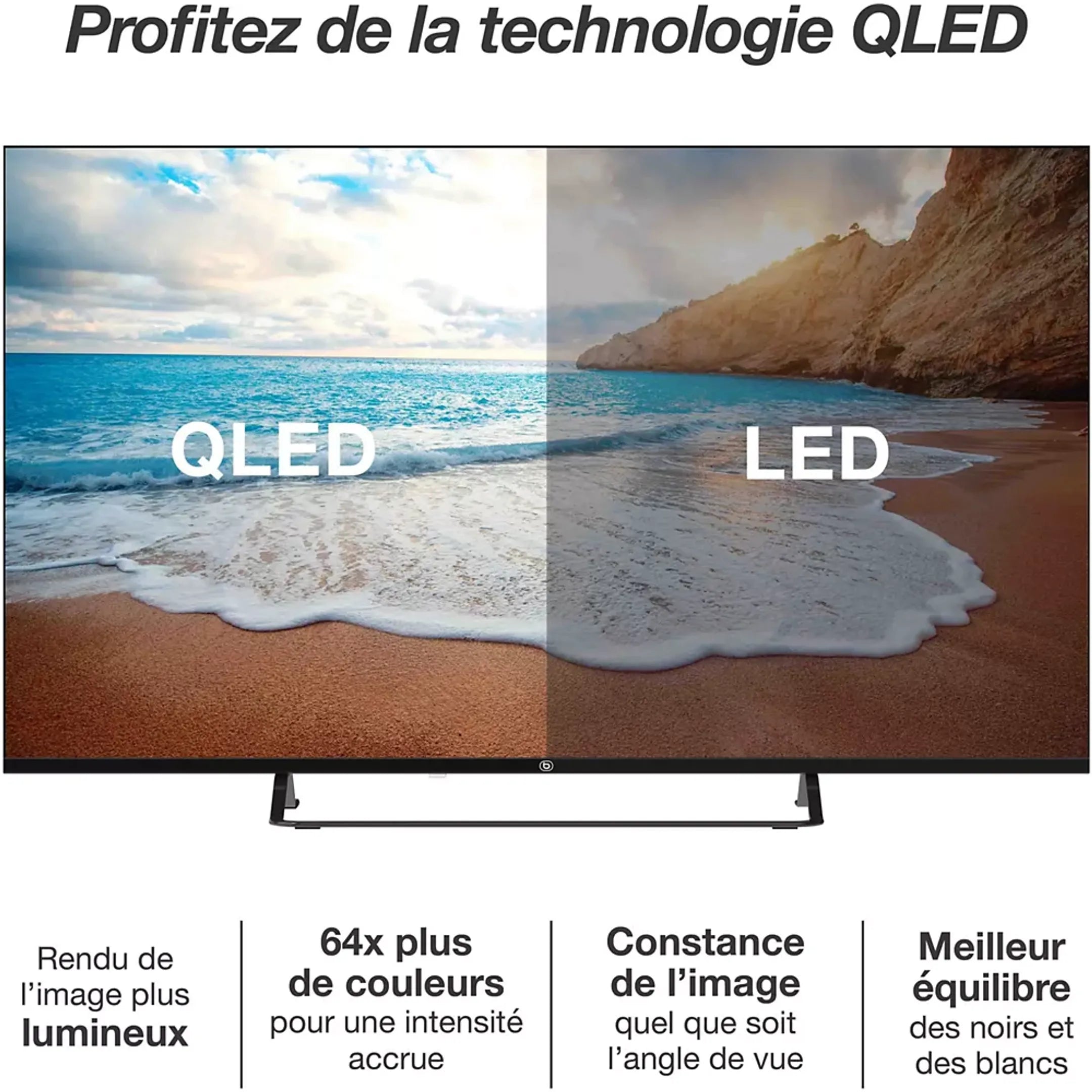 Essentiel-B QLED TV 4K 55QLED308 - 55 inch
