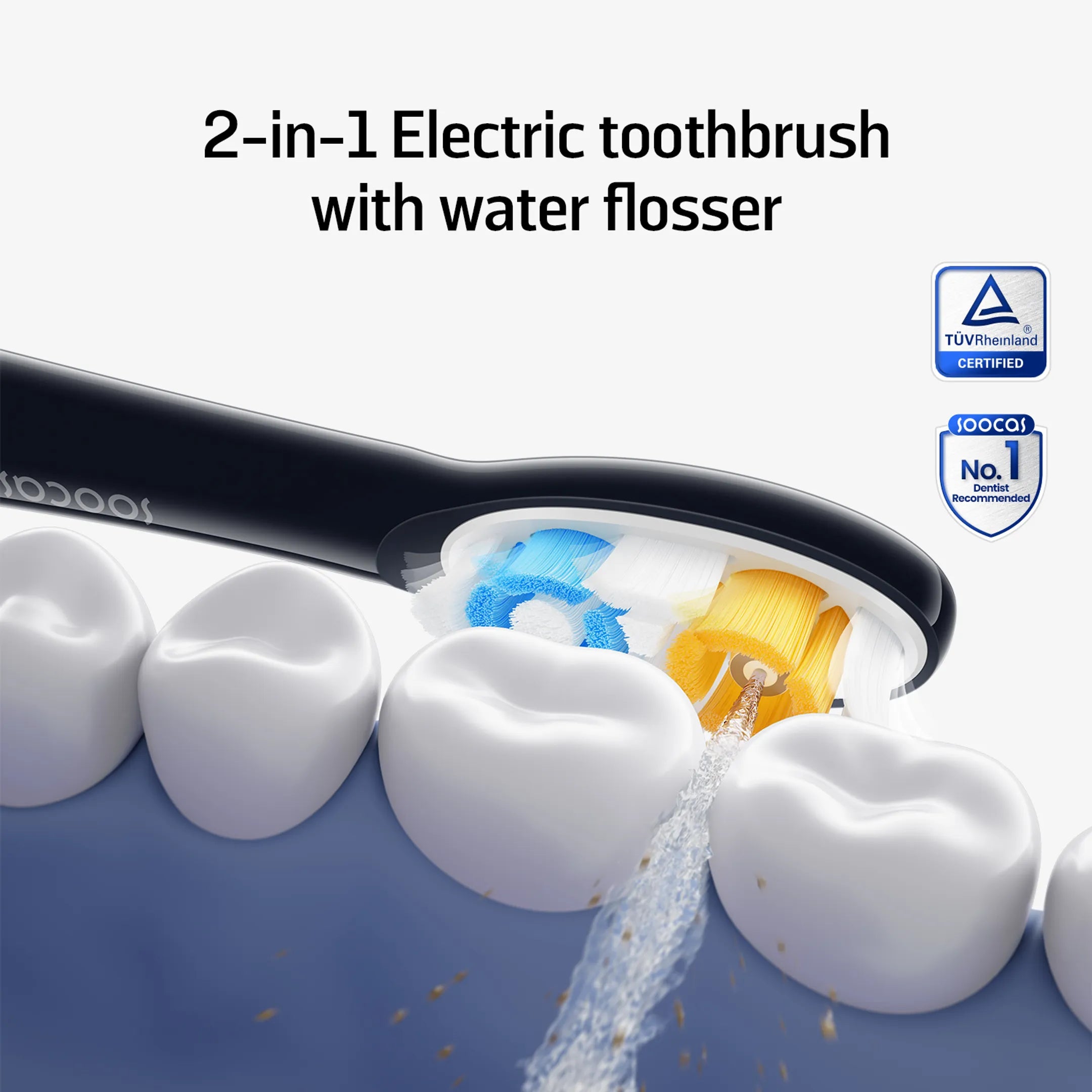Soocas Elektrische tandenborstel NEOS II 2-in-1 met waterflosser