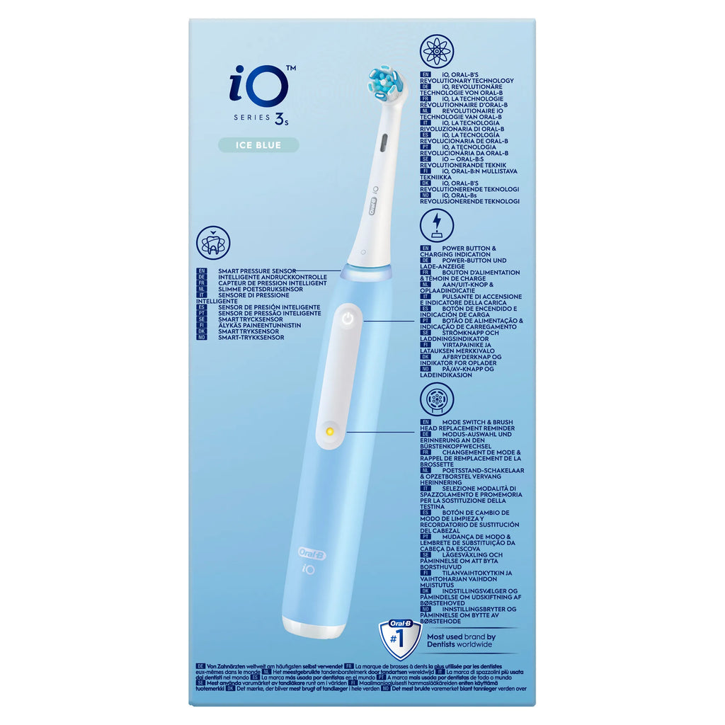 Oral-B Elektrische tandenborstel iO3 blauw + pouch special edition