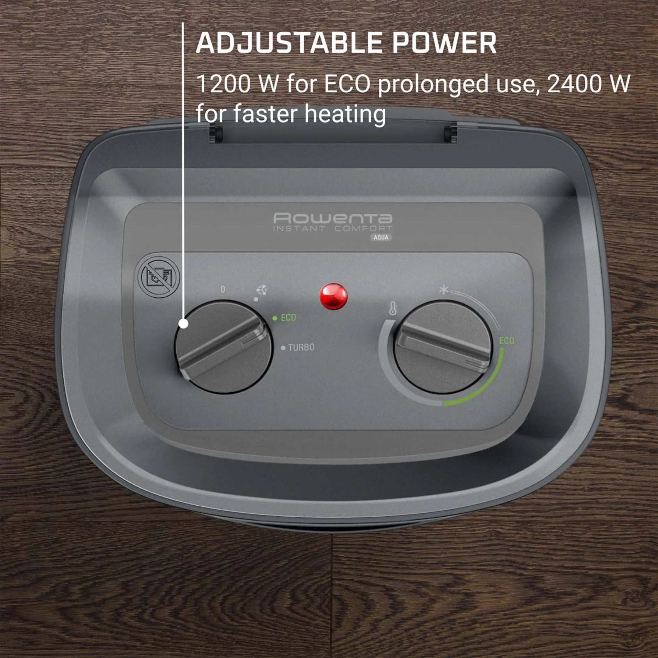 Rowenta Blaasradiator SO6511F2 Instant Comfort Aqua Bathroom Heater