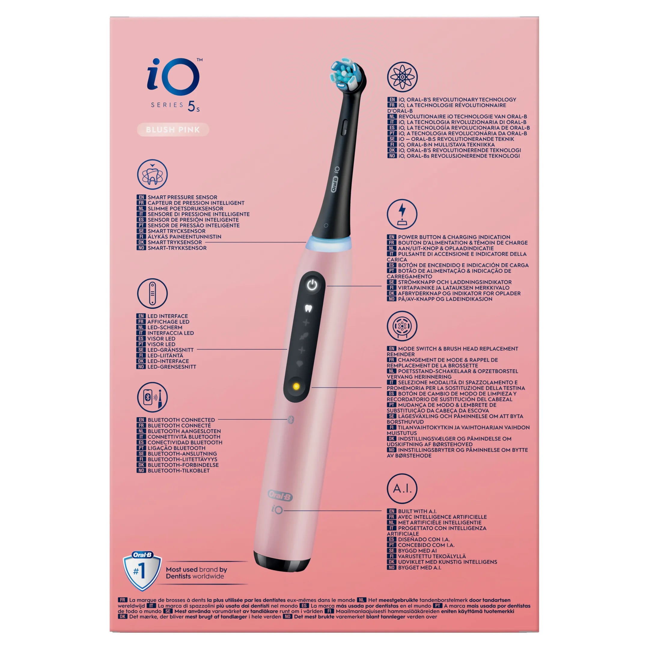 Oral-B Elektrische tandenborstel iO5S Blush pink
