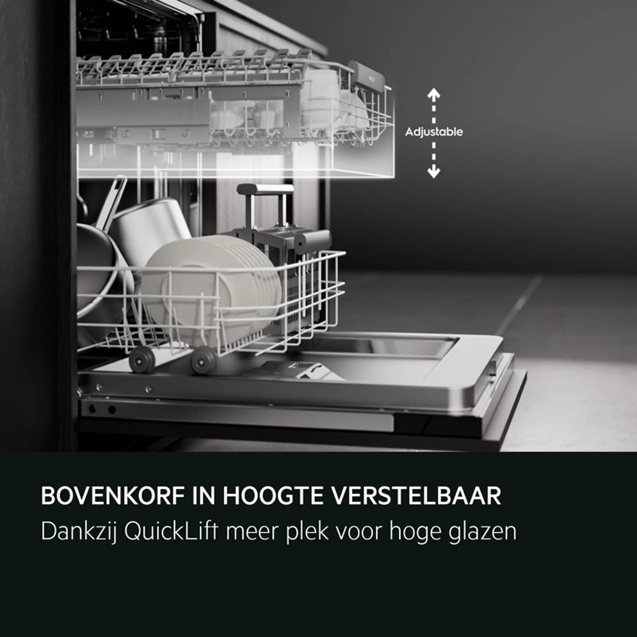 AEG Vaatwasser FFB83816PM ComfortLift AirDry