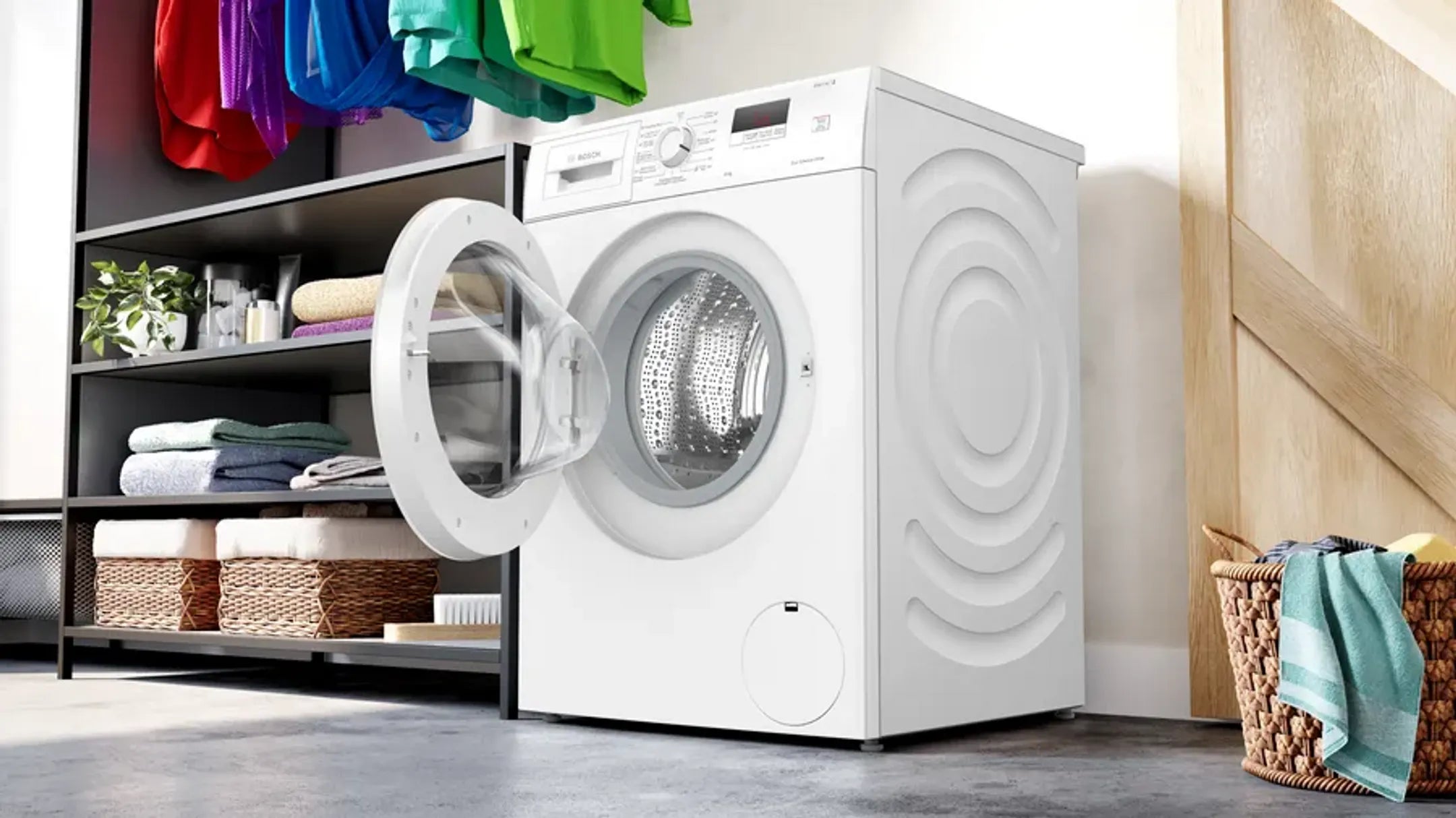 Bosch Wasmachine WGE03400FG Serie 2 SpeedPerfect 8 kg