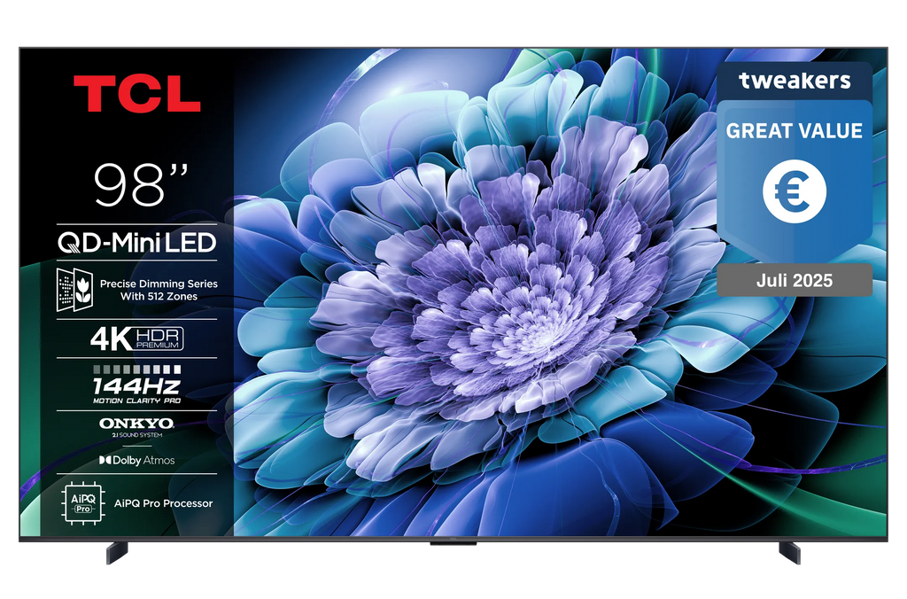 TCL QD-Mini LED 4K TV 98C69K (2025) - 98 inch