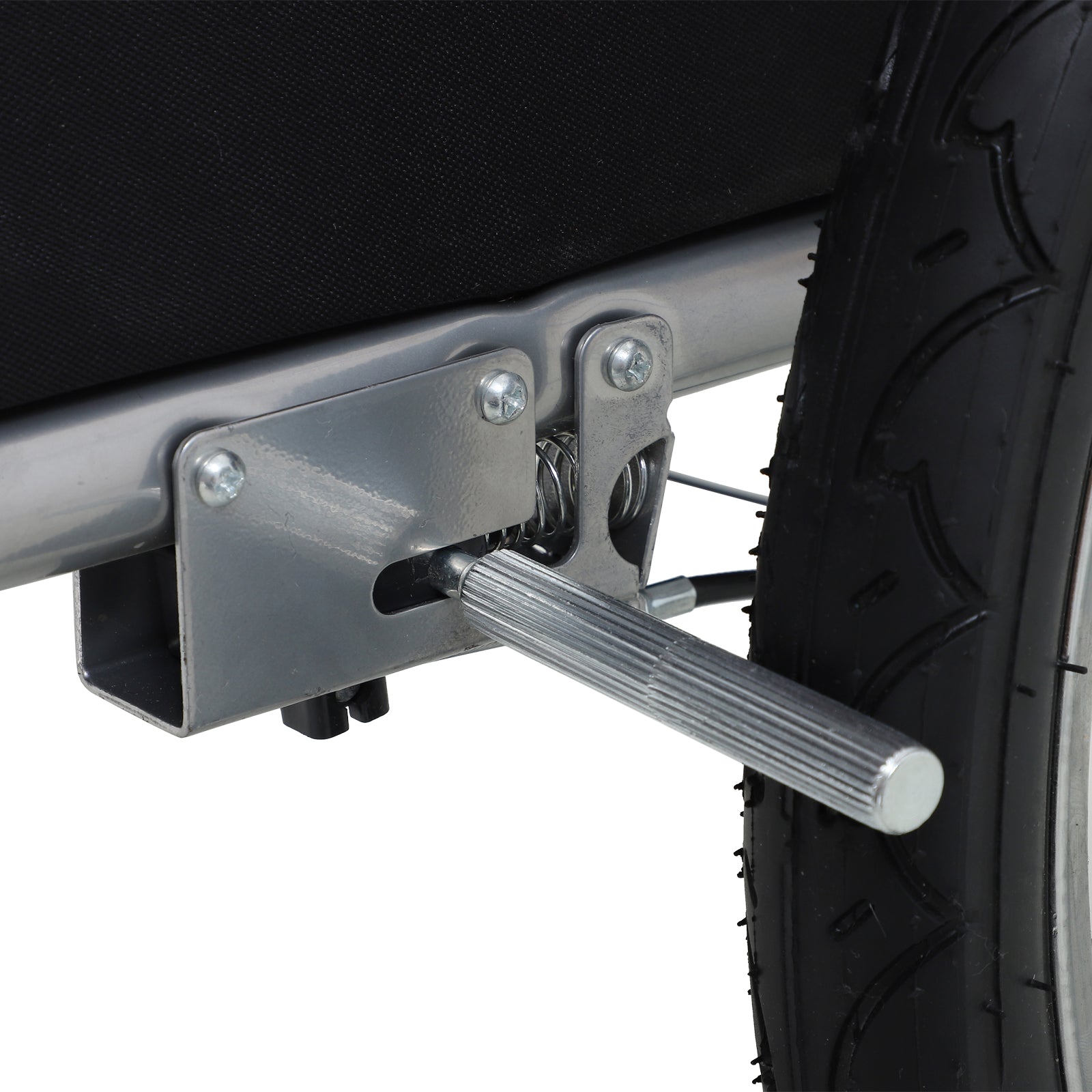 PawHut 2 in 1 hondenaanhanger fietskar jogger vlag regenhoes voor honden Rood