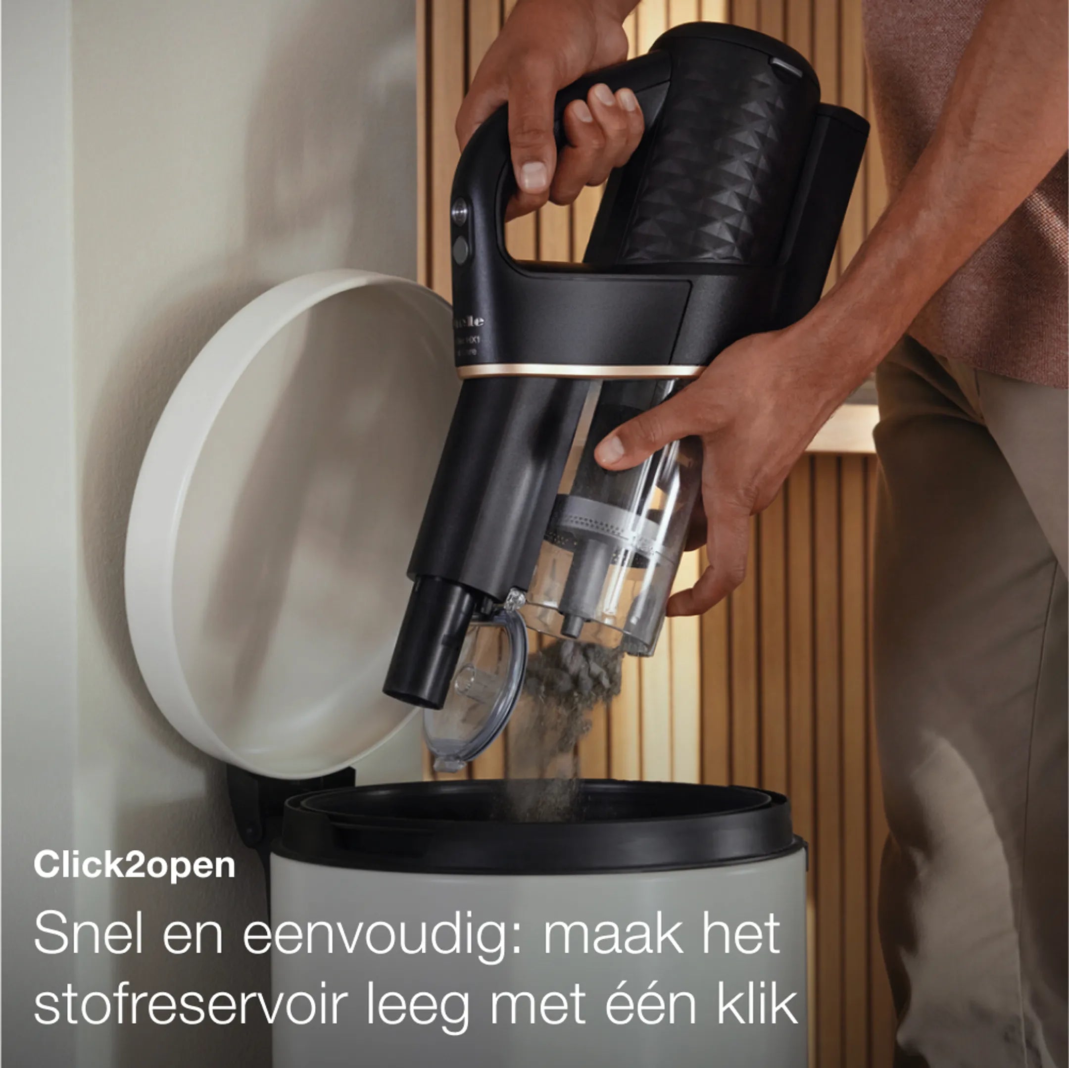 Miele Steelstofzuiger Duoflex HX1 Cat&dog - Zwart