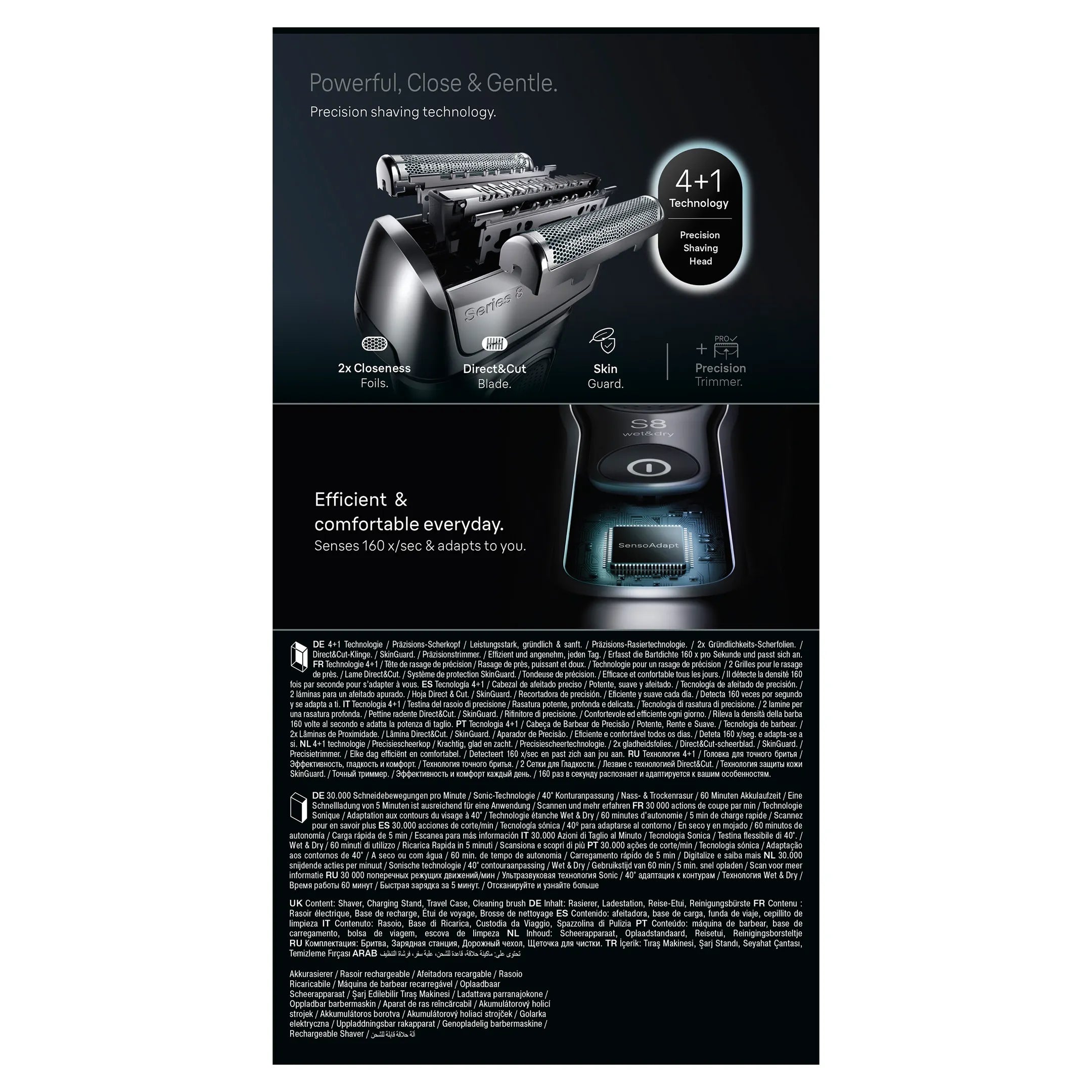 Braun Elektrisch scheerapparaat Series 8 8617s
