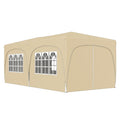 Outsunny 3 x 6 m Pop-up Paviljoen met Zijwanden, UPF50+ Hoogteverstelbaar Tuinpaviljoen met Draagtas en Zandzakken