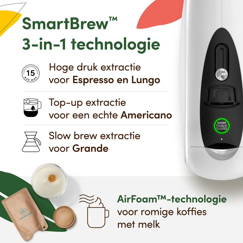 Krups Koffiemachine NESCAFÉ Dolce Gusto NEO LATTE wit KP850110
