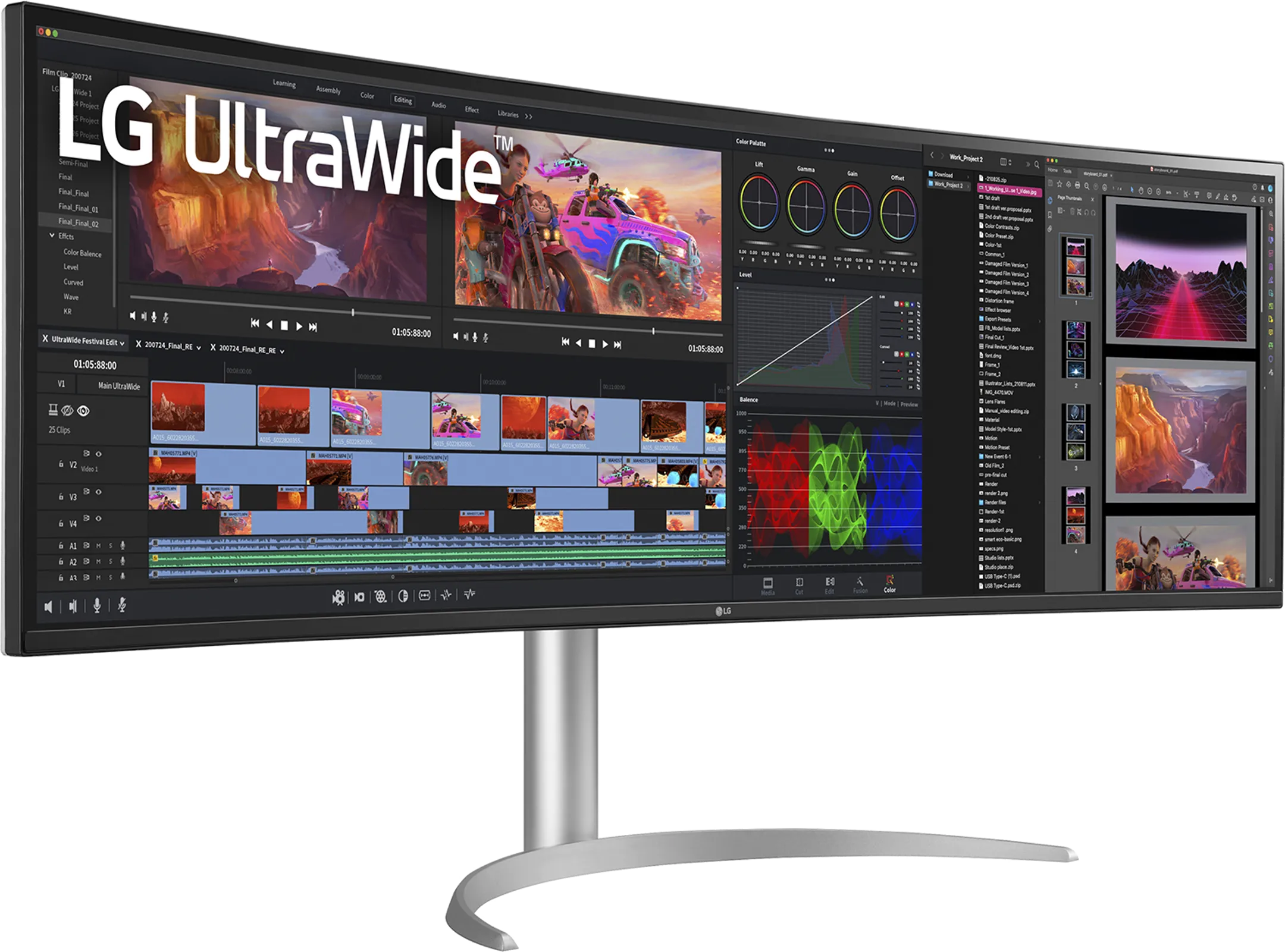 LG UltraWide 49WQ95C-W.AEU