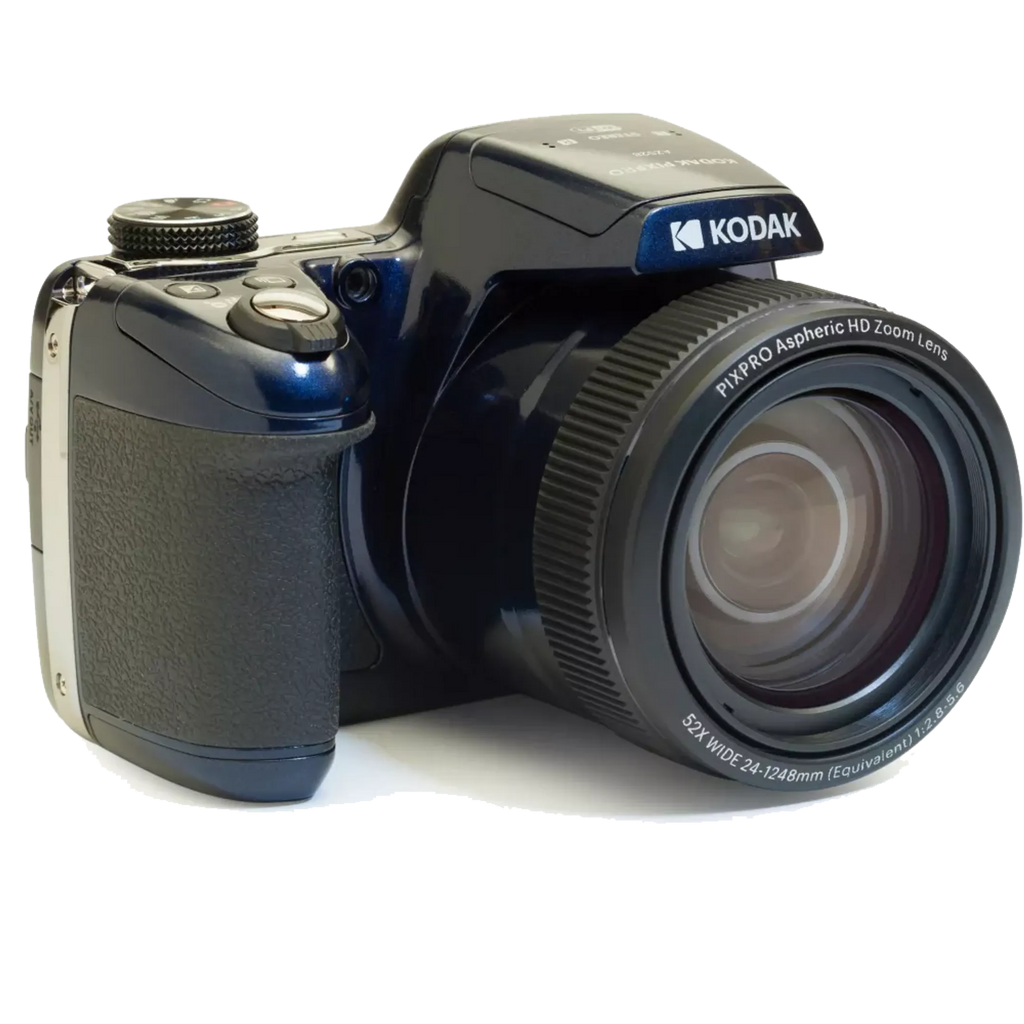 Kodak AZ528 Bridge camera + 2e batterij + case - blauw