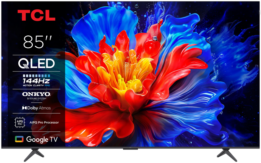 TCL QLED 4K TV 85P89K (2025) - 85 inch