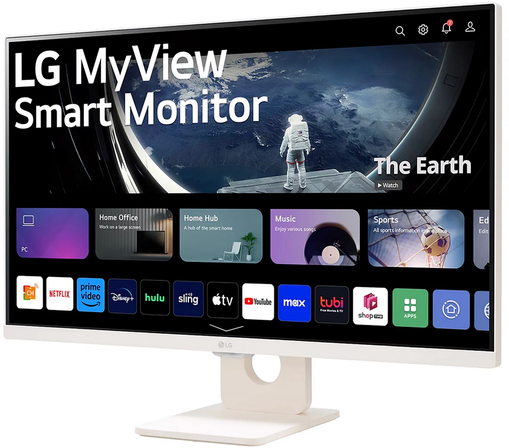 LG MyView 27" Full HD Smart Monitor met webOS 27U511SA-W