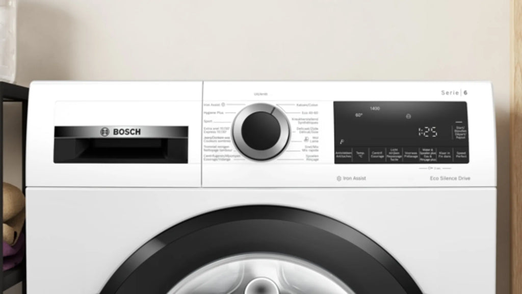 Bosch Bundel - Wasmachine WGG244ZPFG Serie 6 Iron Assist 9 kg + Droogkast WQG235D8FG Serie 6 SelfCleaning condenser