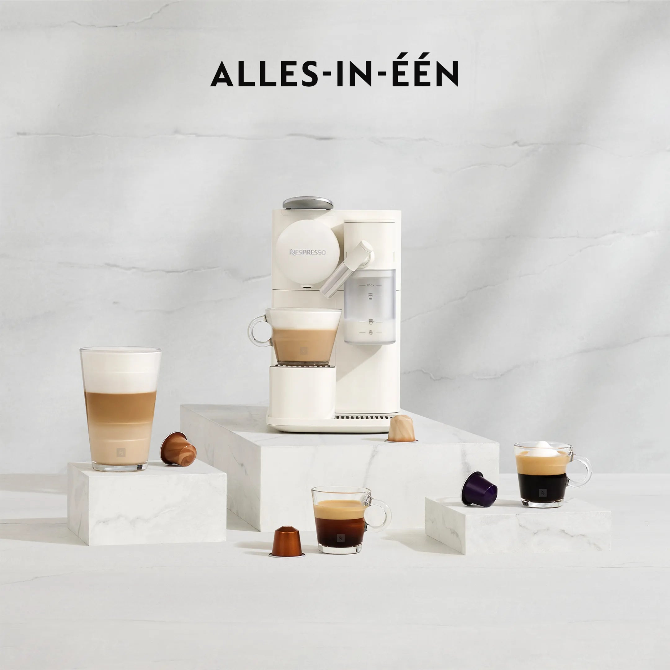 De'Longhi Nespresso Koffiemachine Lattissima One White