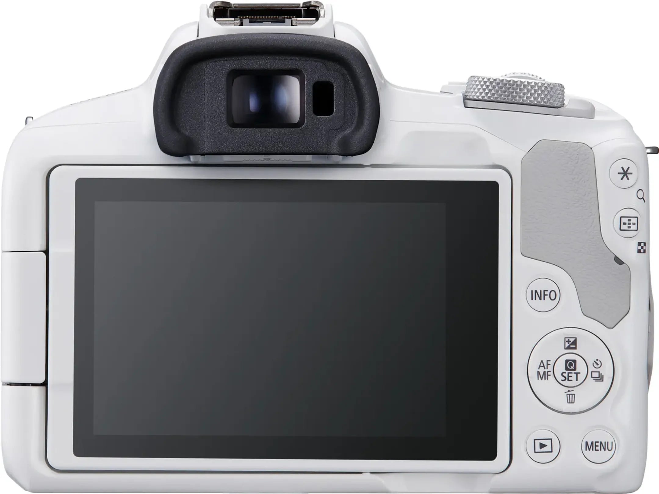 Canon EOS R50-systeemcamera - Wit + RF-S 18-45 mm f/4.5-6.3 IS STM-lens