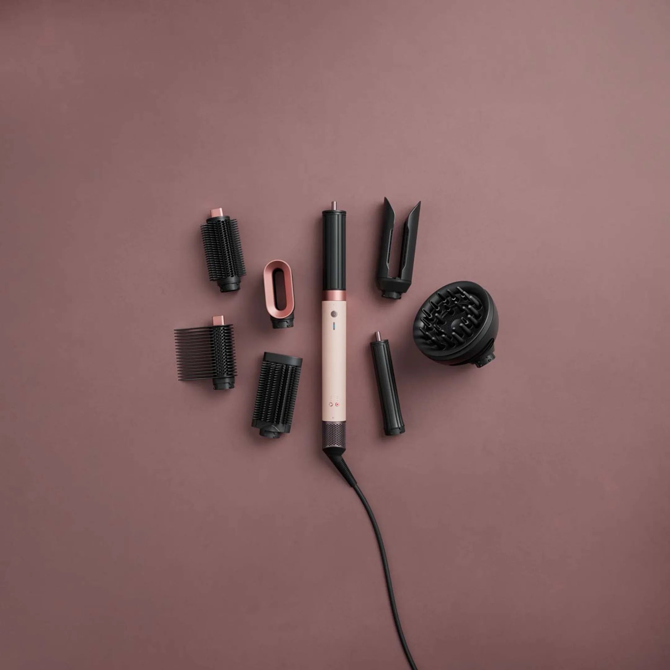 Dyson Airwrap Co-anda2x Straight+Wavy Ceramic Pink