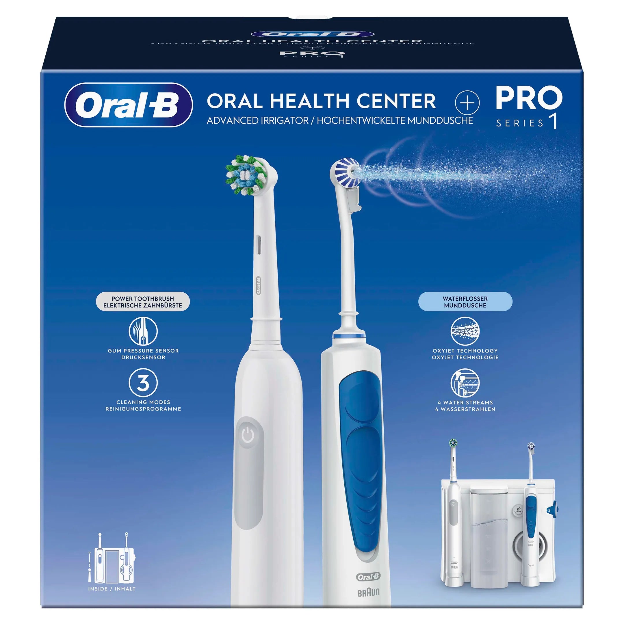Oral-B Monddouche Oral Health Center + Elektrische Tandenborstel