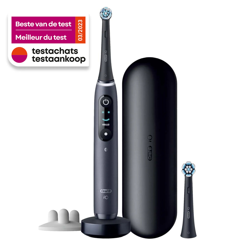 Oral-B Elektrische tandenborstel IO8S BLACK ONYX (+1 REFILL)