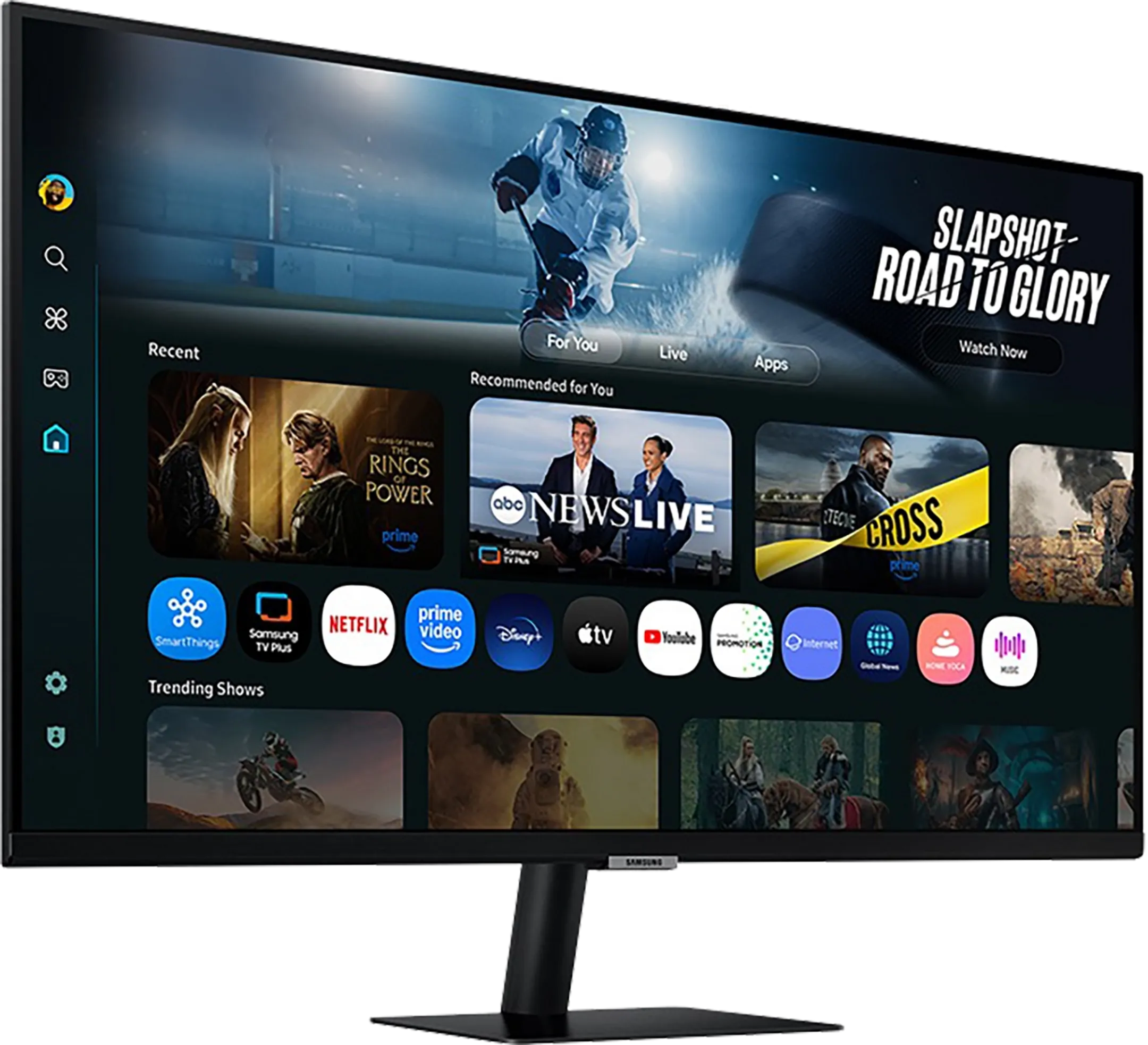 Samsung 32" Smart Monitor M7 M70F Zwart 4K Samsung Vision AI LS32FM702UUXEN