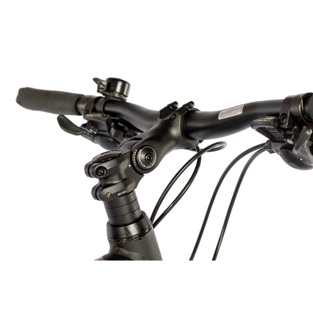 28 Inch Heren XXL Trekkingfiets TR.2880 Trekkingfiets 27 x Speed Shimano DEORE RD-M592 SGS Zwart