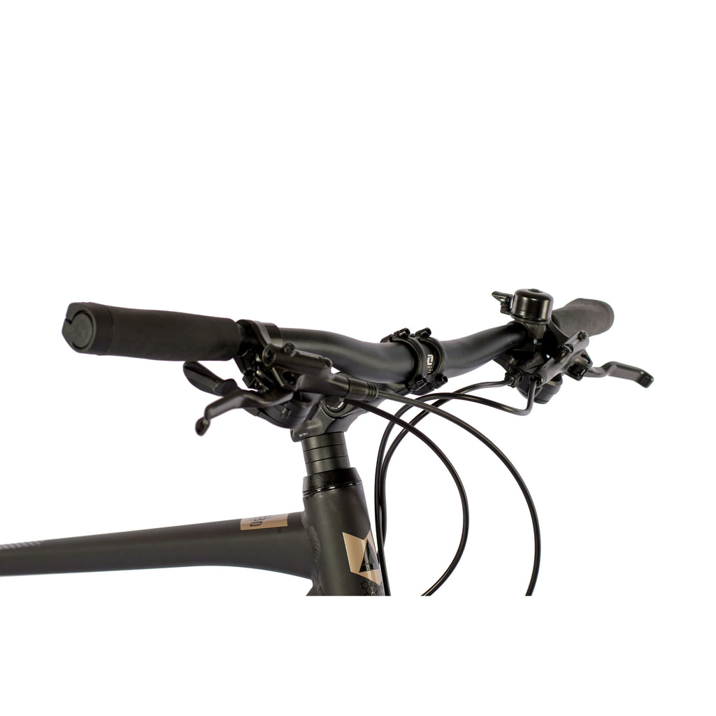 28 Inch Heren XXL Trekkingfiets TR.2880 Trekkingfiets 27 x Speed Shimano DEORE RD-M592 SGS Zwart