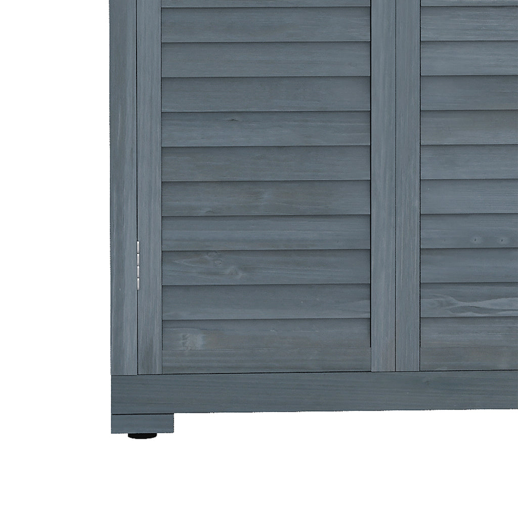 Outsunny tuinkast 87 cm x 46,5 cm x 160 cm