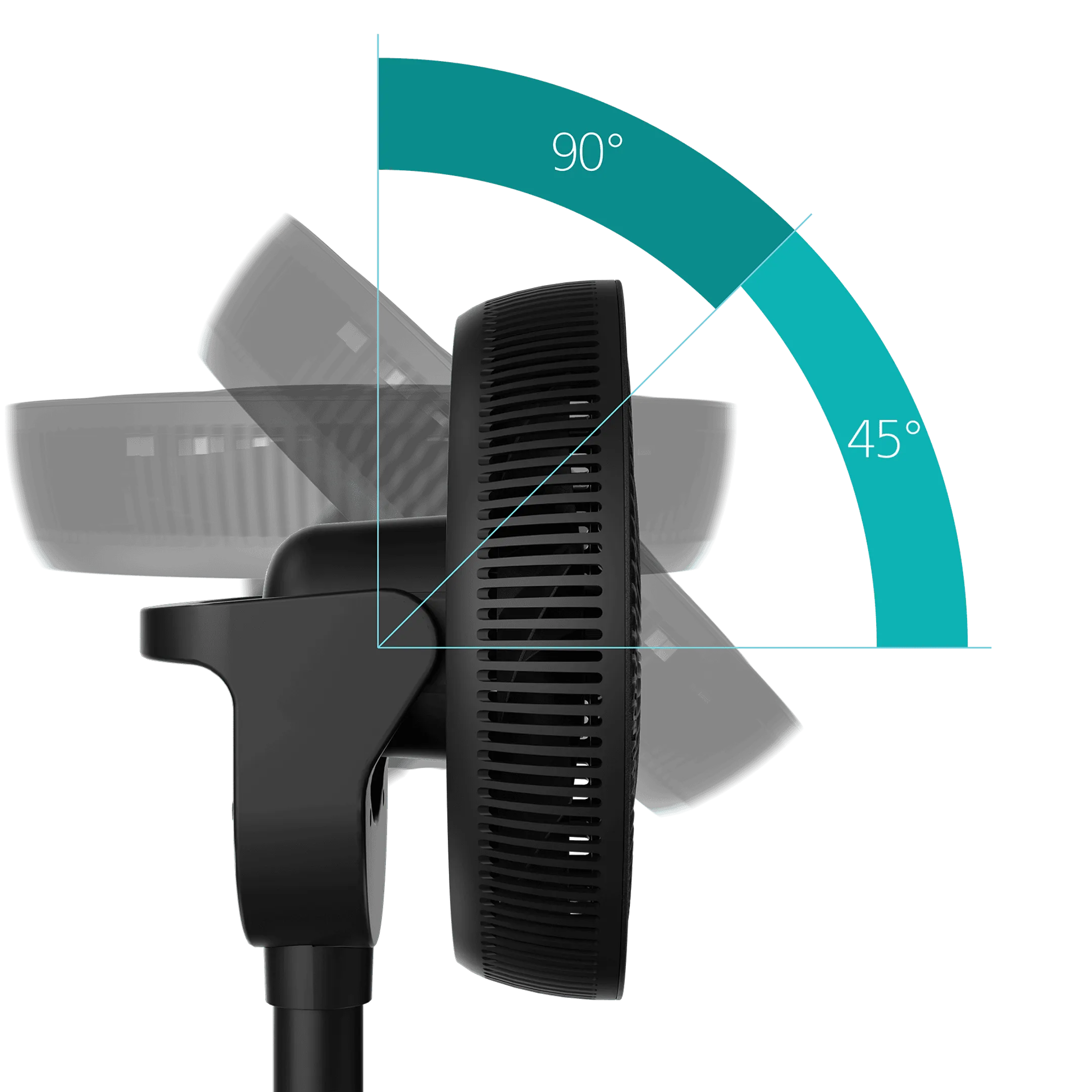 DUUX Ventilator Whisper Flex 2 zwart