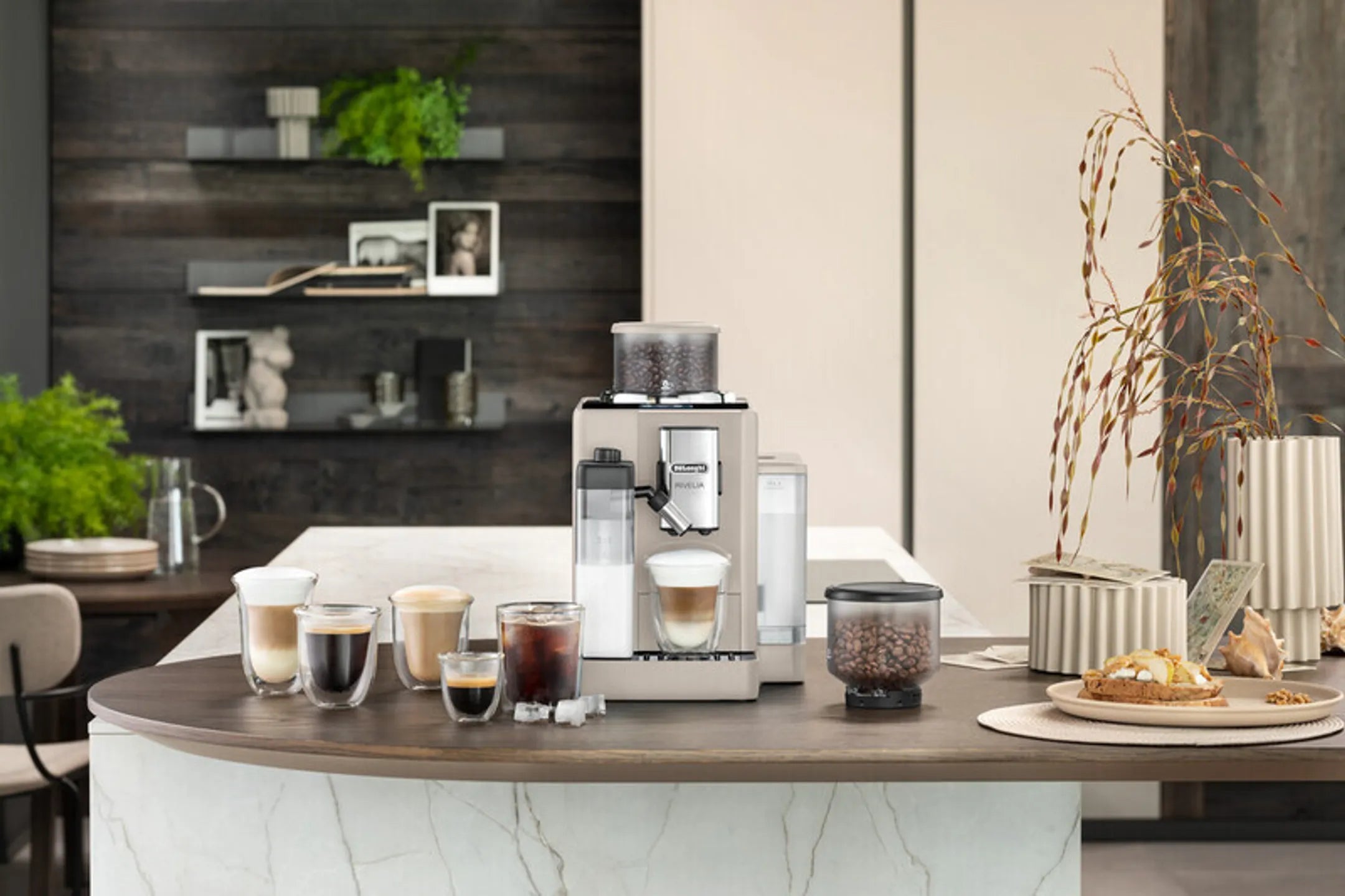 De'Longhi Volautomatische Espressomachine Rivelia EXAM440.55.BG