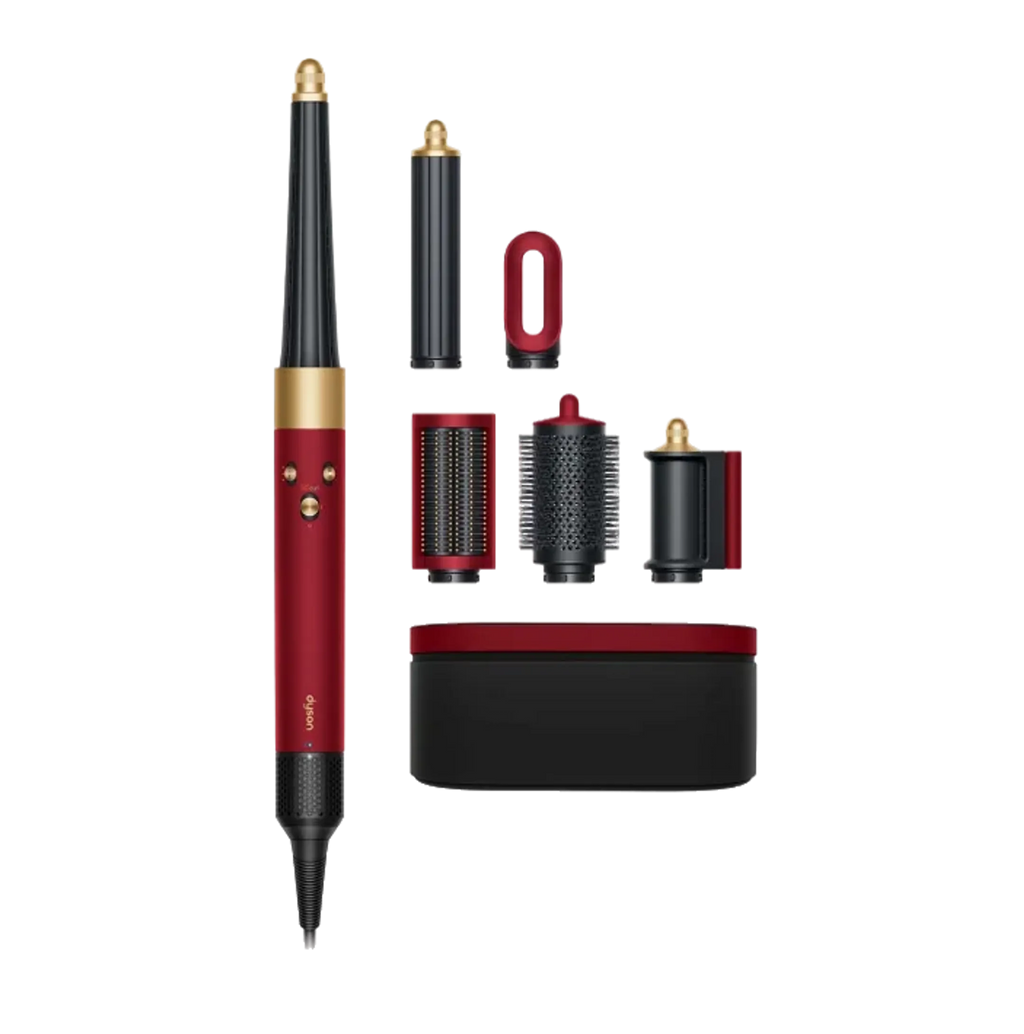 Dyson Airwrap i.d. Straight + Wavy Red Velvet/Gold - Limited Edition