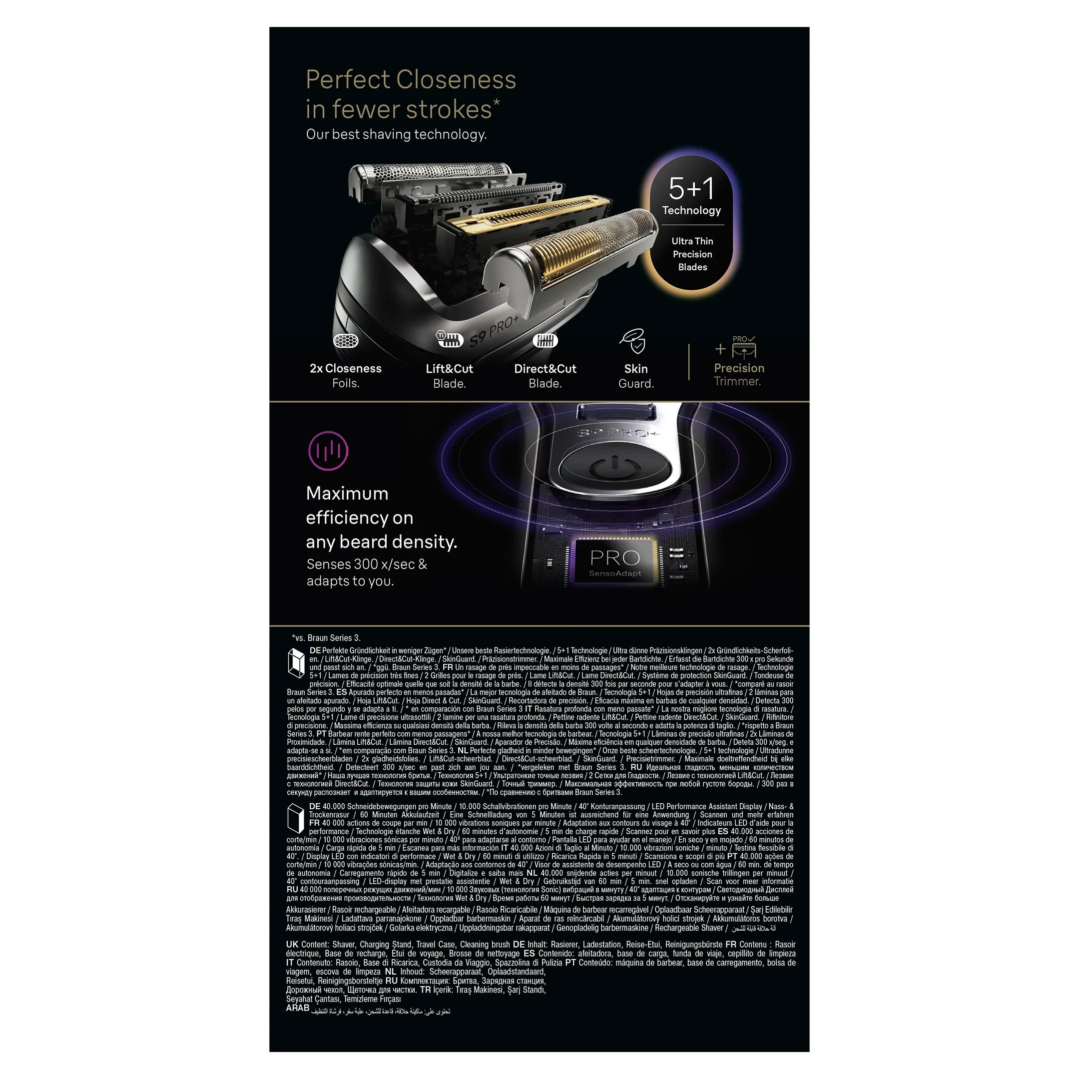 Braun Elektrisch scheerapparaat Series 9 9615s