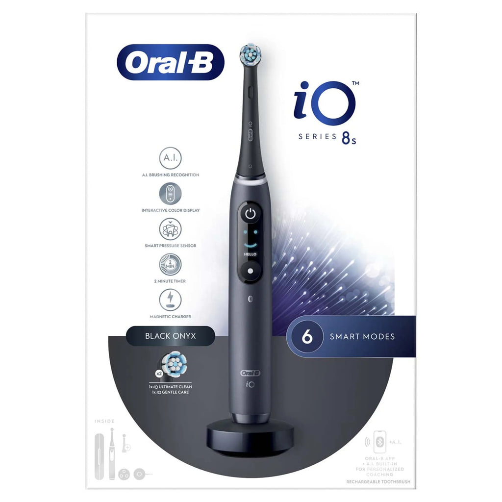 Oral-B Elektrische tandenborstel IO8S BLACK ONYX (+1 REFILL)