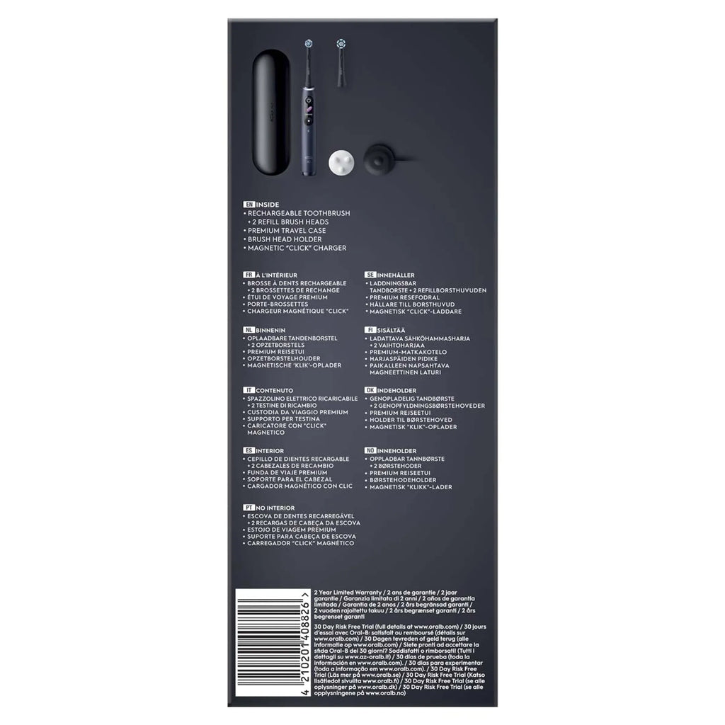 Oral-B Elektrische tandenborstel IO8S BLACK ONYX (+1 REFILL)