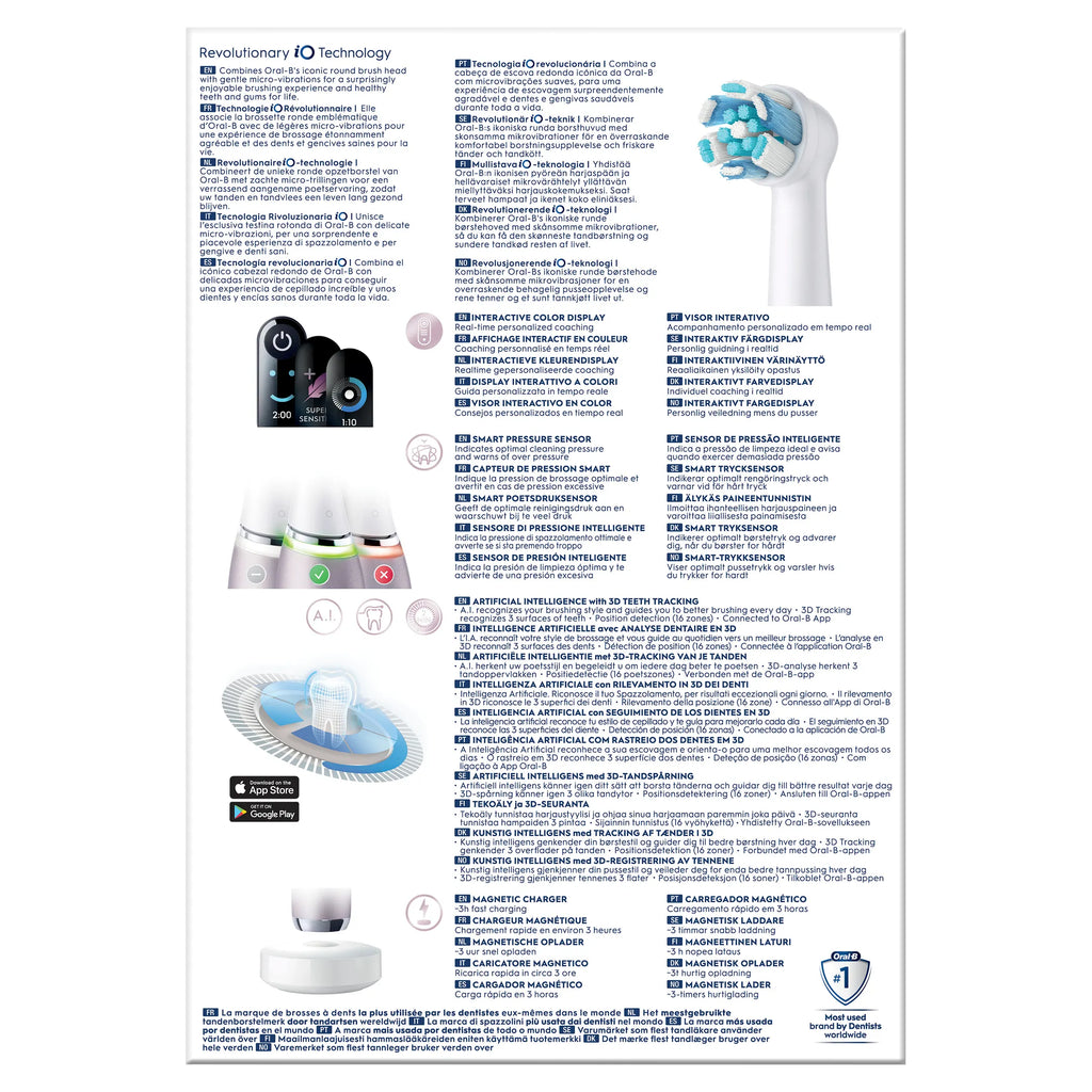 Oral-B Elektrische tandenborstel iO9S Rose Quartz (+1 Refill)