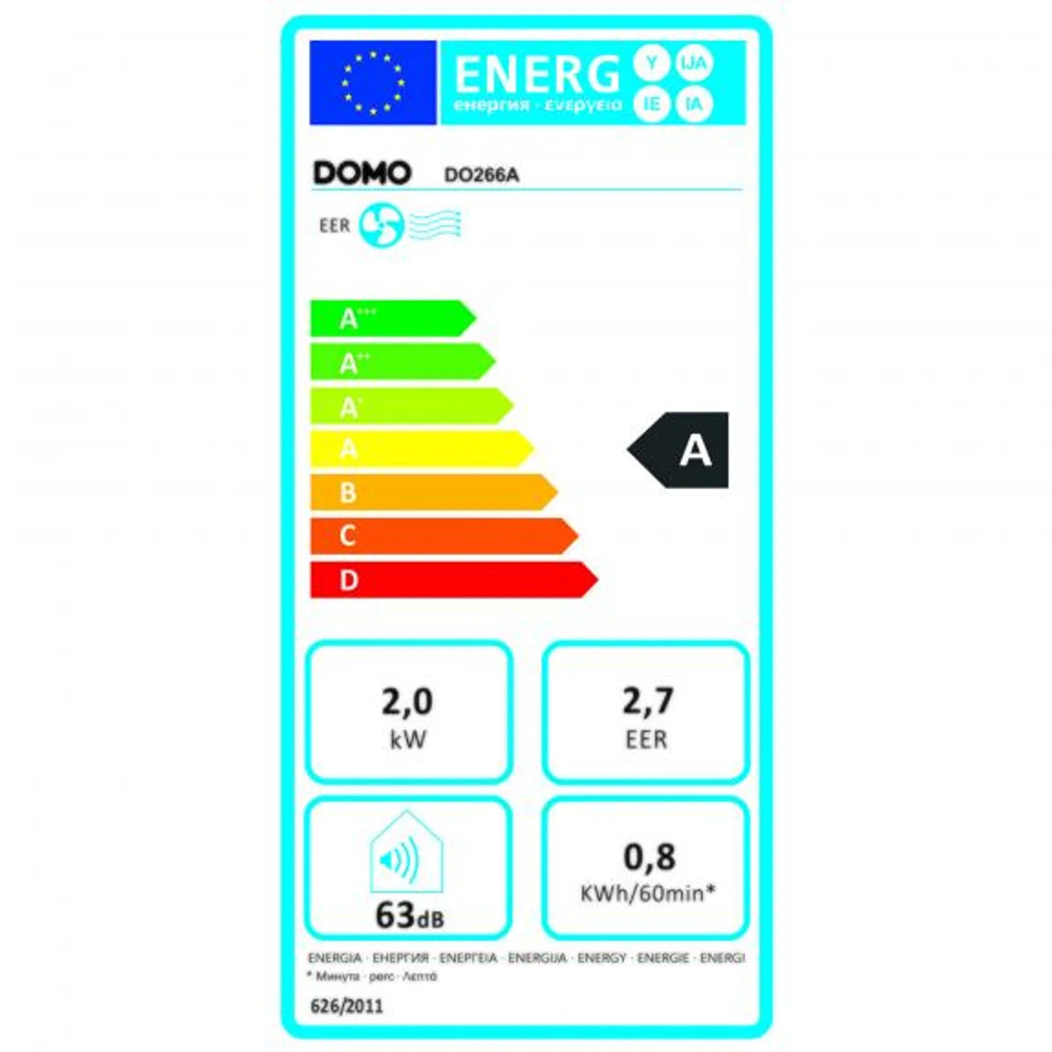Domo Mobiele airco DO1035A