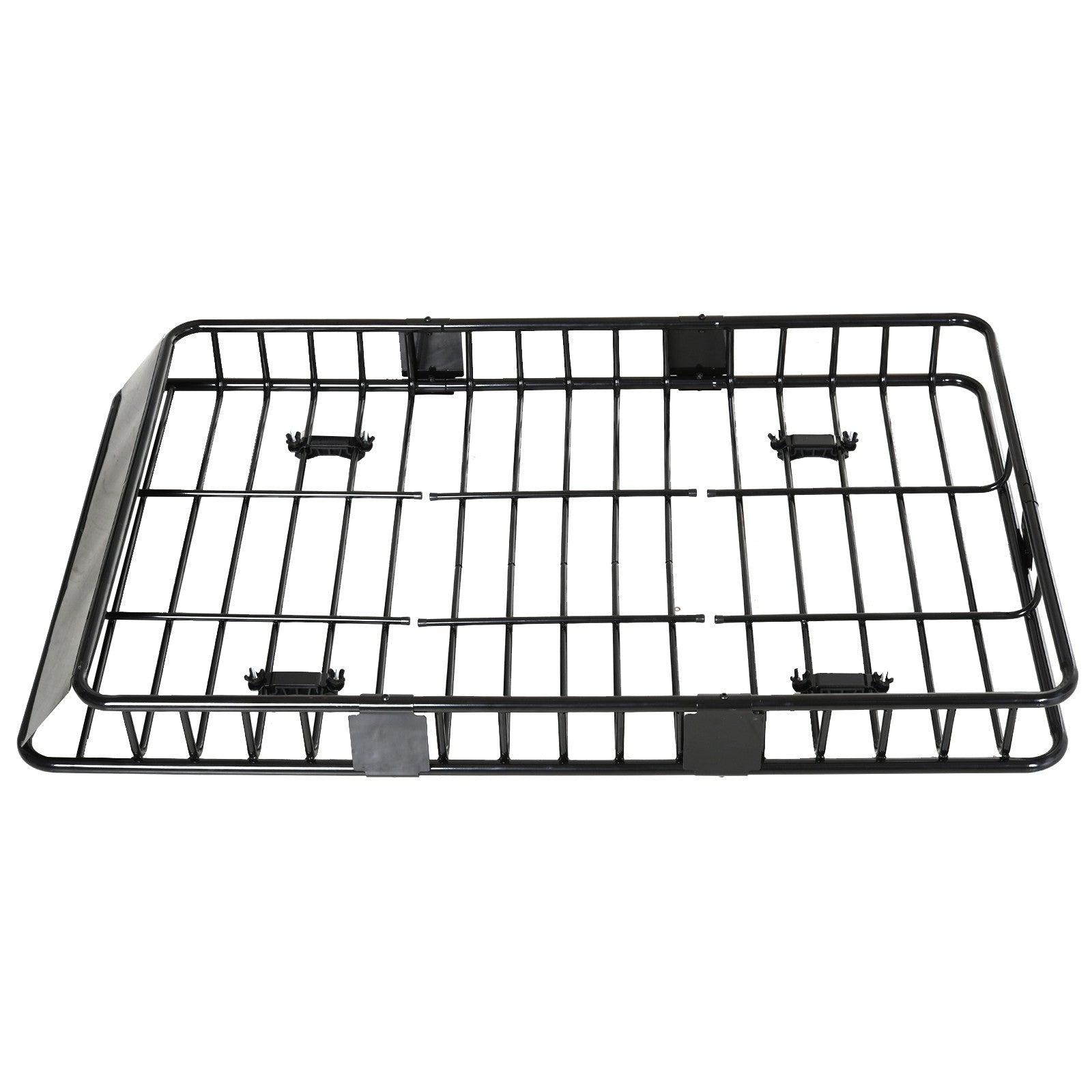 HOMCOM Universele dakkoffer autodakdrager dakbagagerek bagagemand bagagerek plank metaal zwart 162 x 99 x 16 cm | Aosom.de