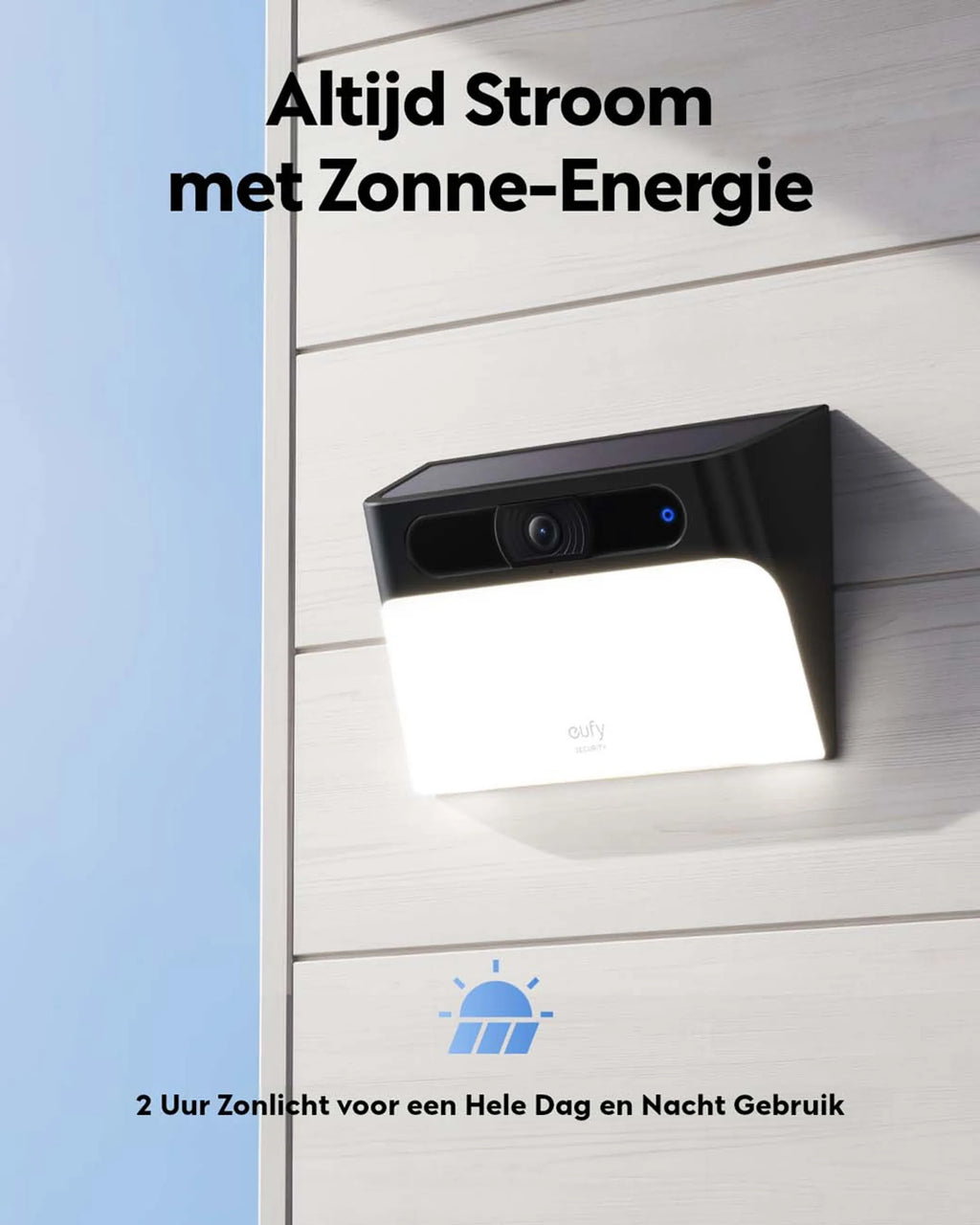 Eufy Outdoor beveiligingscamera S120 met zonnepaneel