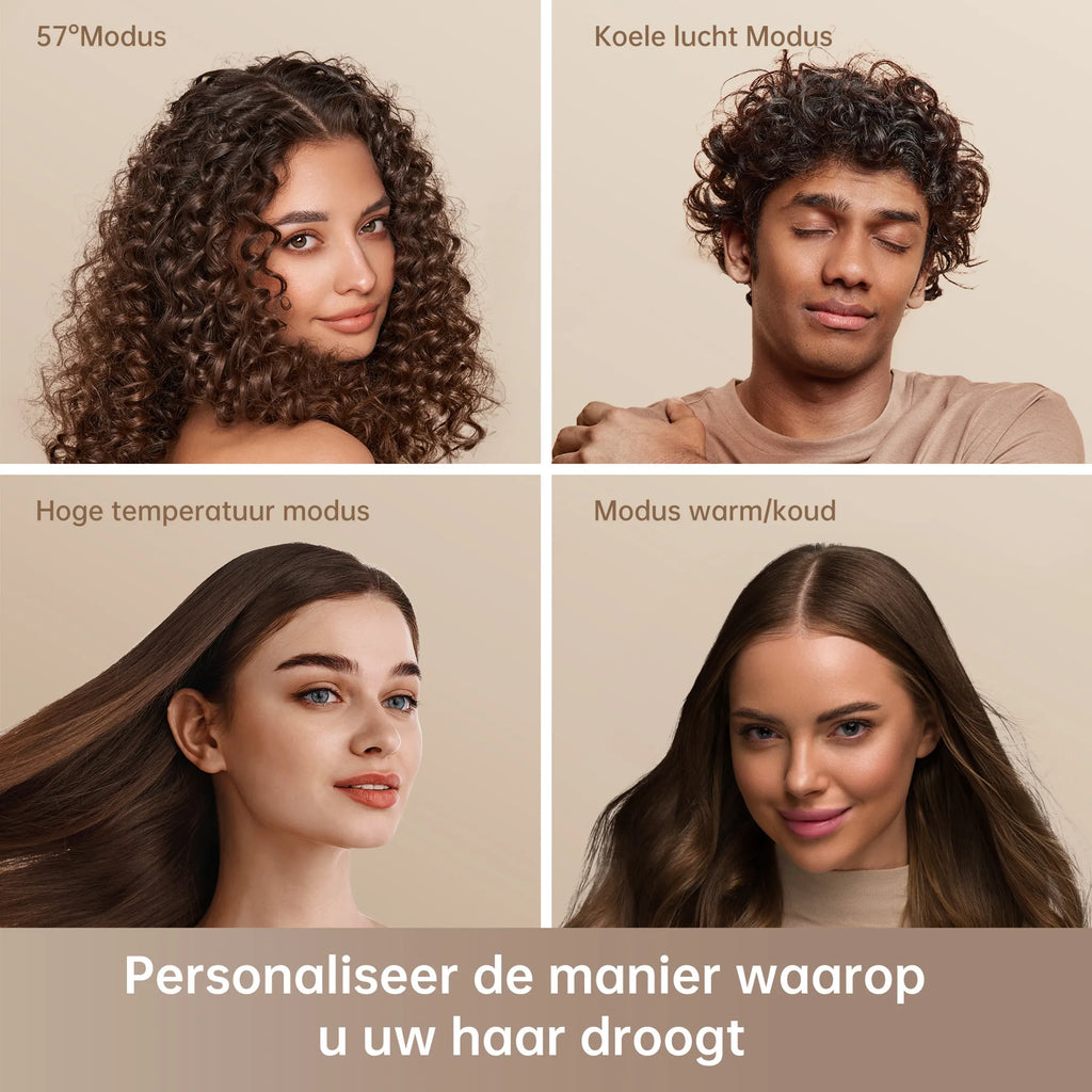 Dreame Haardroger Hair Glory Combo White