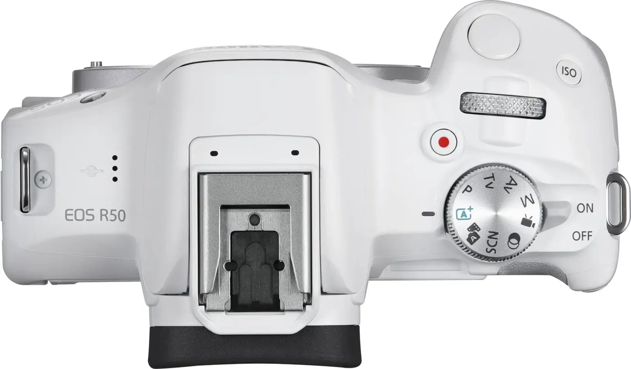 Canon EOS R50-systeemcamera - Wit + RF-S 18-45 mm f/4.5-6.3 IS STM-lens