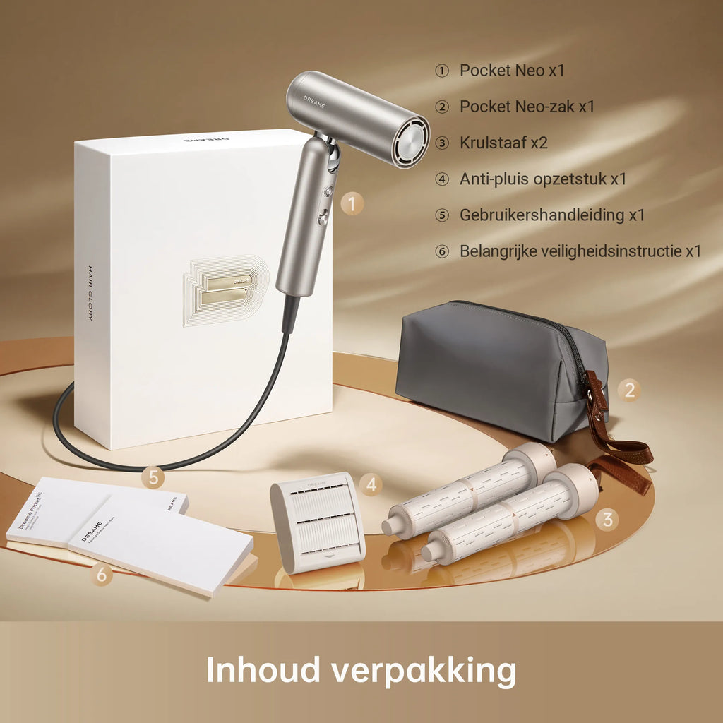 Dreame Haardroger Hair Pocket Neo Gold - 2026 New version