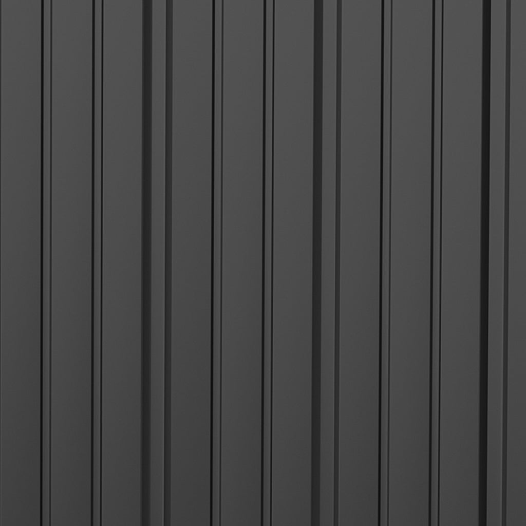 Outsunny Tuinschuur Gereedschapsschuur, afsluitbare deur, weerbestendig, incl. schappen, 161,5 cm x 94,5 cm x 196 cm, Zwart