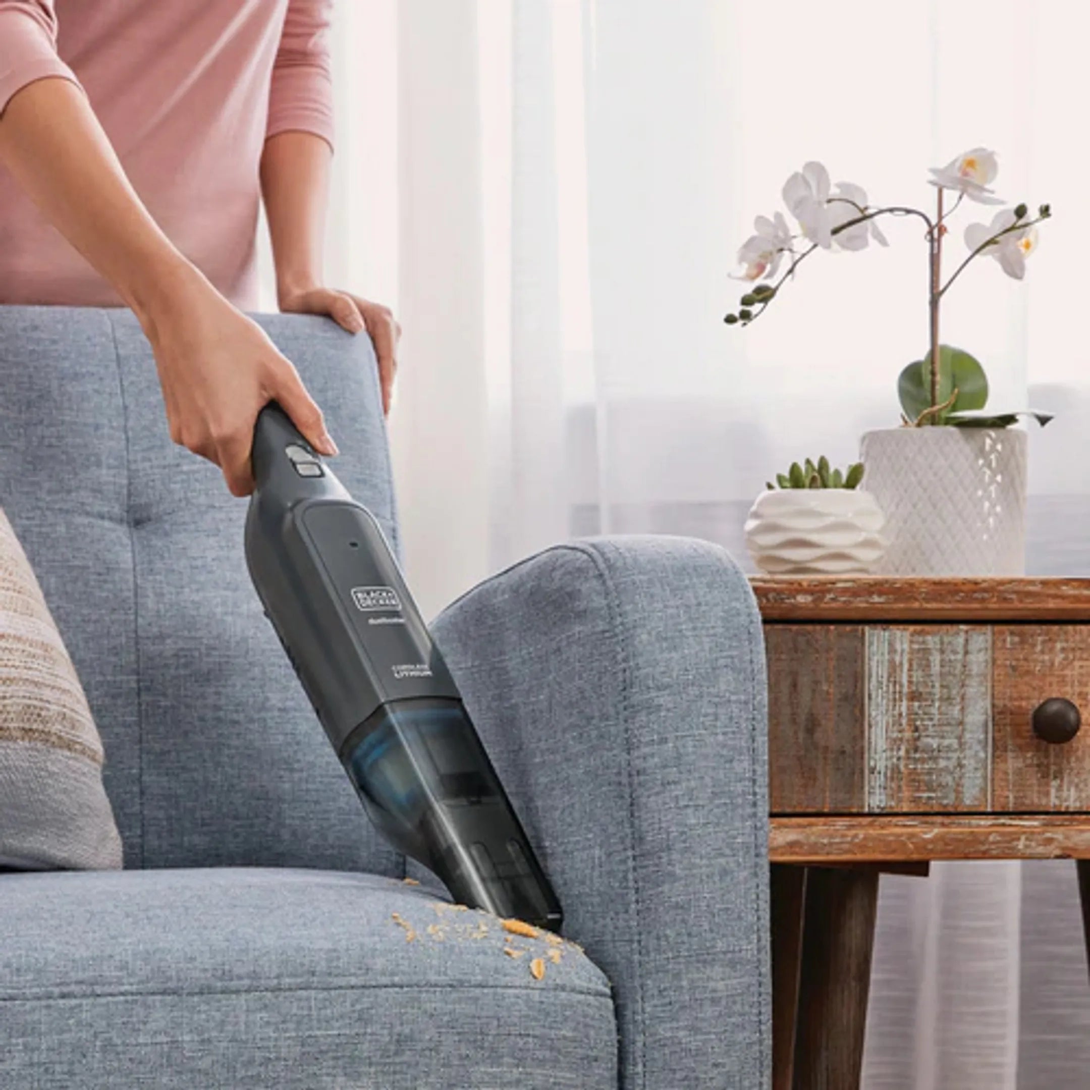 BLACK+DECKER Kruimeldief Slim Handvac HLVC320B11-QW