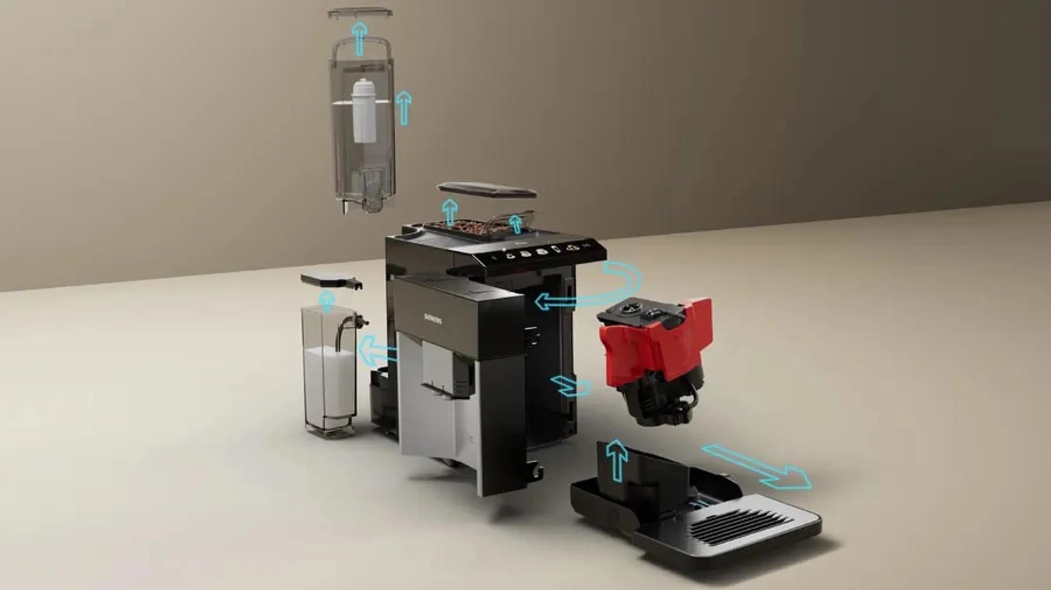 Siemens Volautomatische Espressomachine EQ500 TQ515R03
