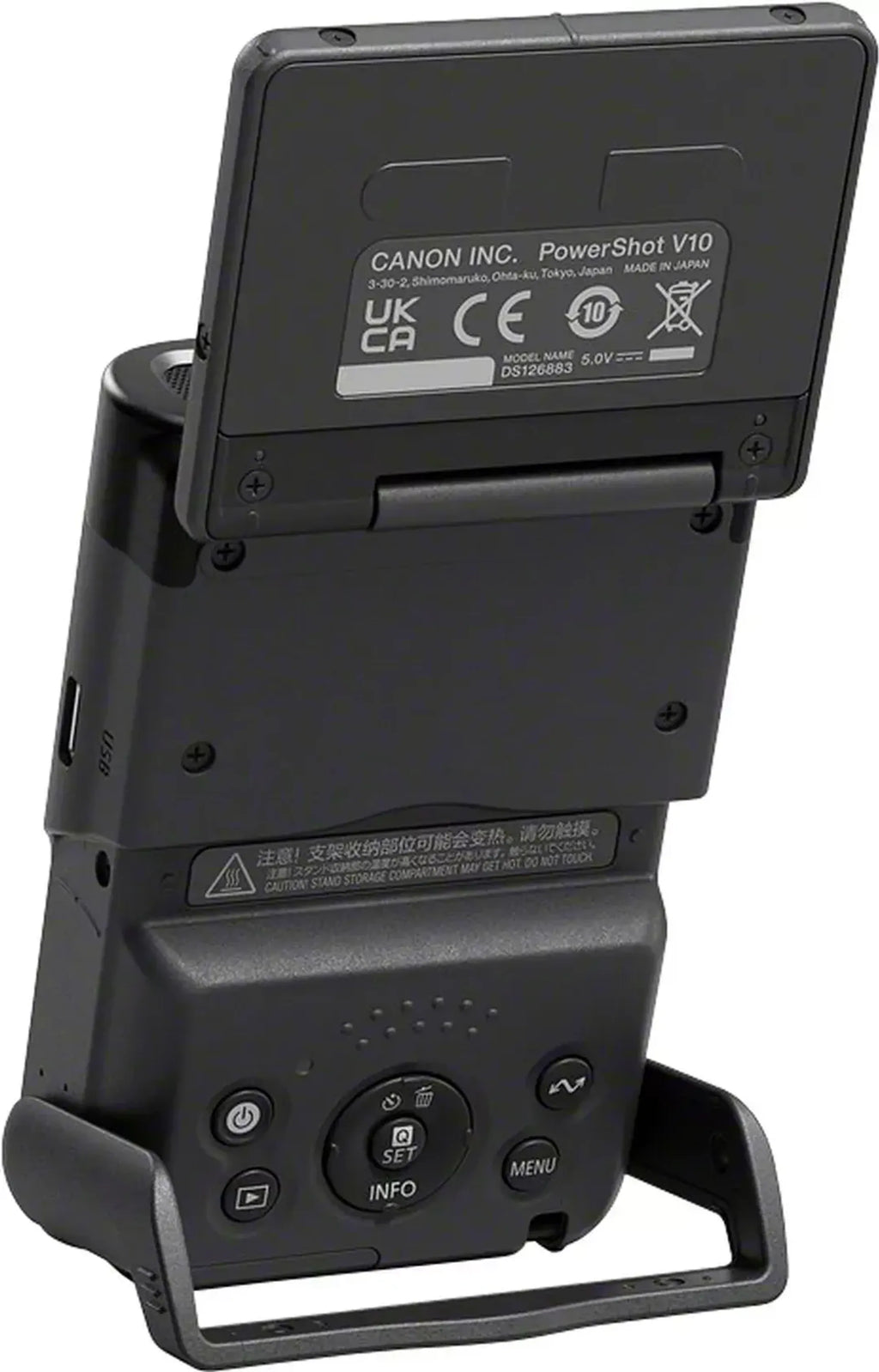 Canon PowerShot V10 Essential Kit - Zwart