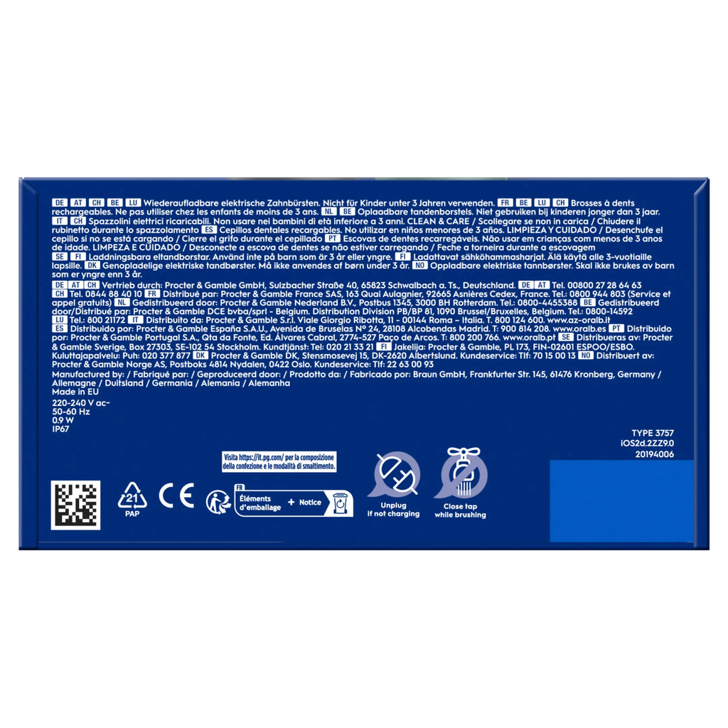 Oral-B Elektrische tandenborstel iO2 Duo zwart/groen