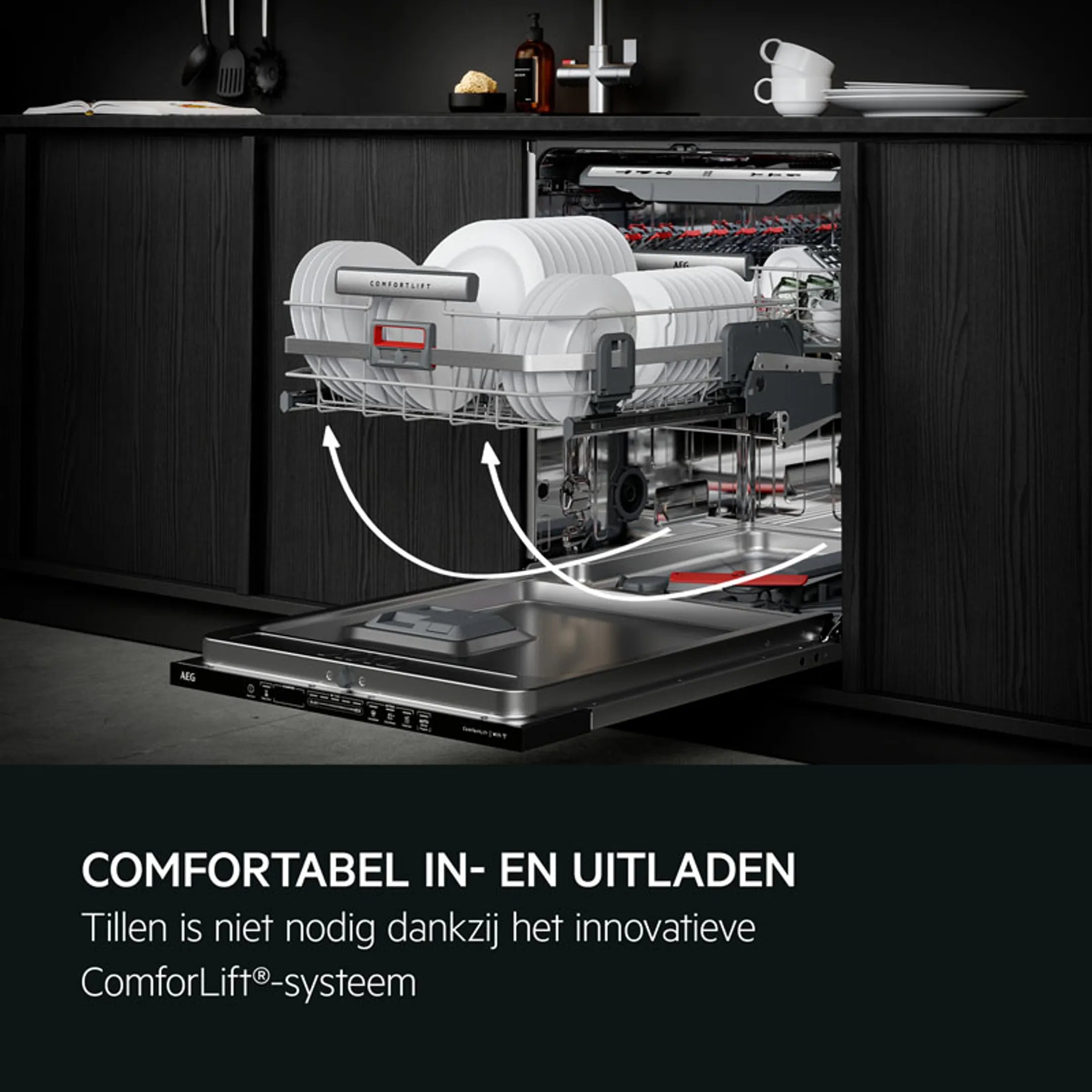 AEG Vaatwasser FFB83816PM ComfortLift AirDry