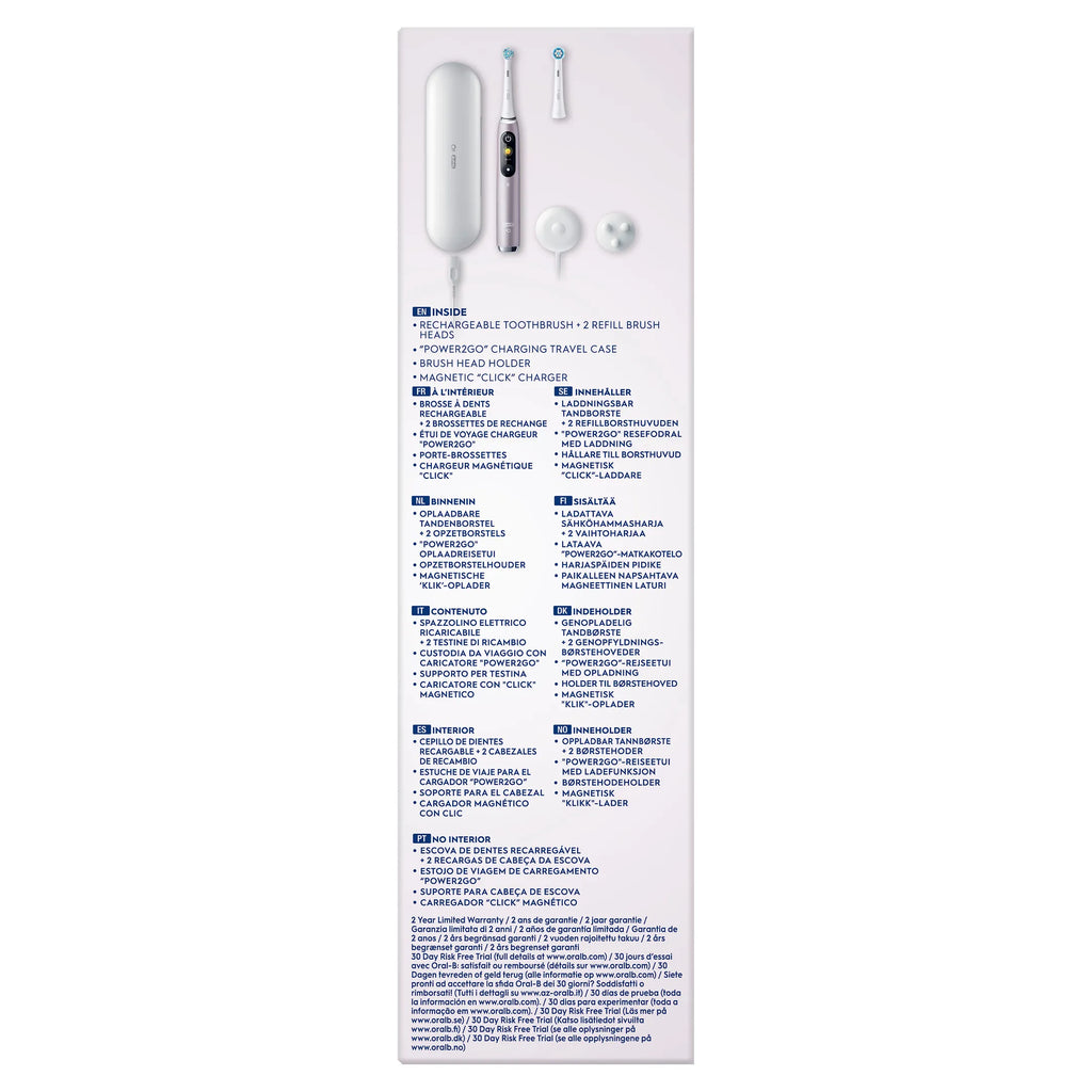 Oral-B Elektrische tandenborstel iO9S Rose Quartz (+1 Refill)