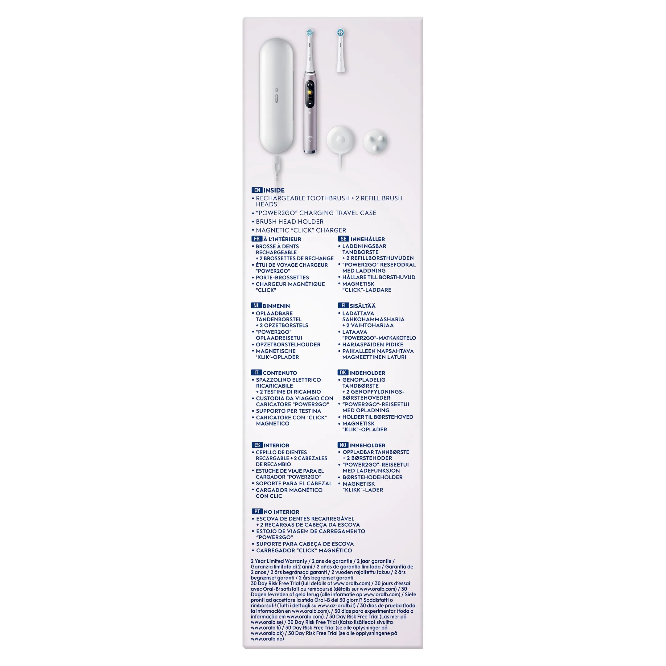 Oral-B Elektrische tandenborstel iO9S Rose Quartz (+1 Refill)