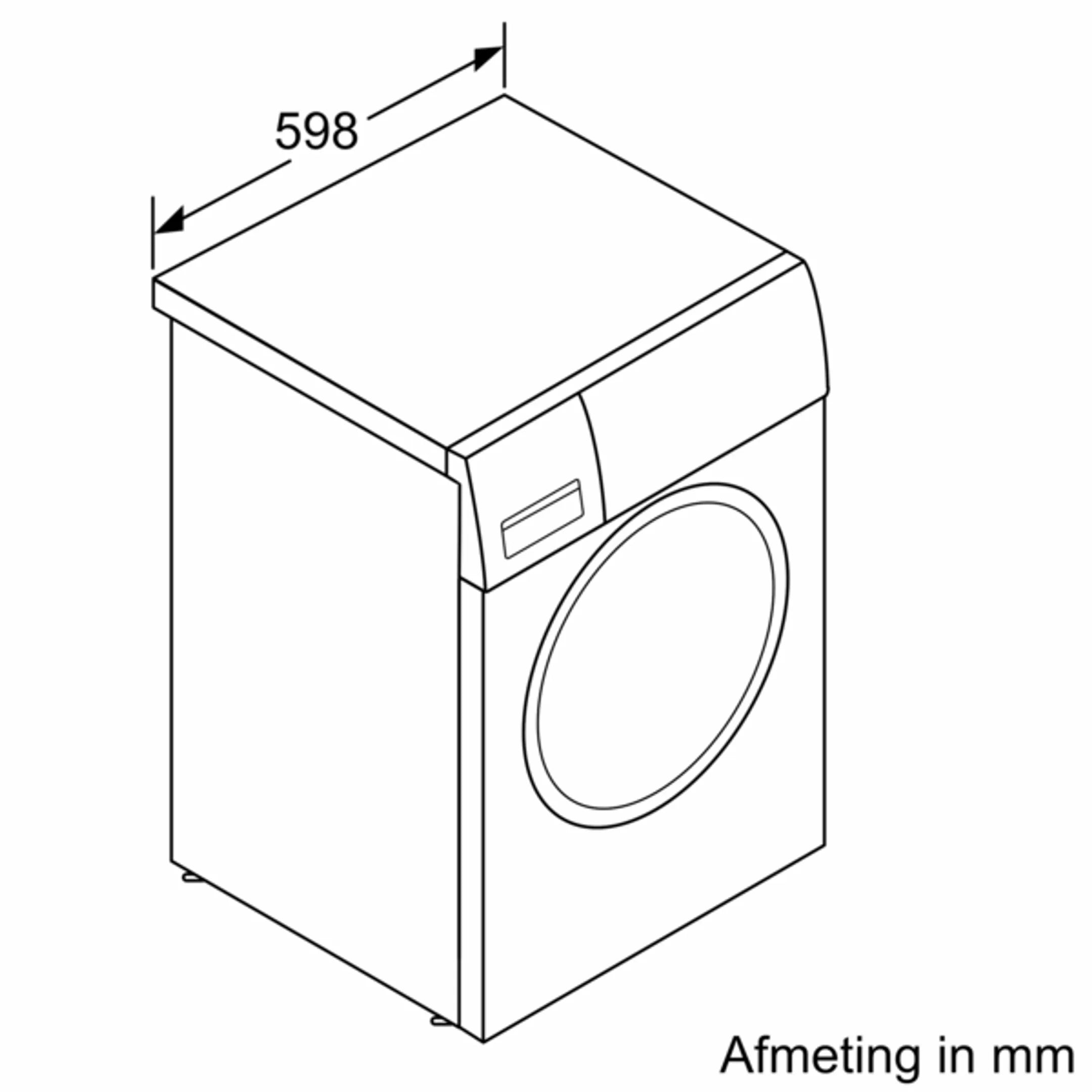 Bosch Bundel - Wasmachine WGG244ZPFG Serie 6 Iron Assist 9 kg + Droogkast WQG235D8FG Serie 6 SelfCleaning condenser