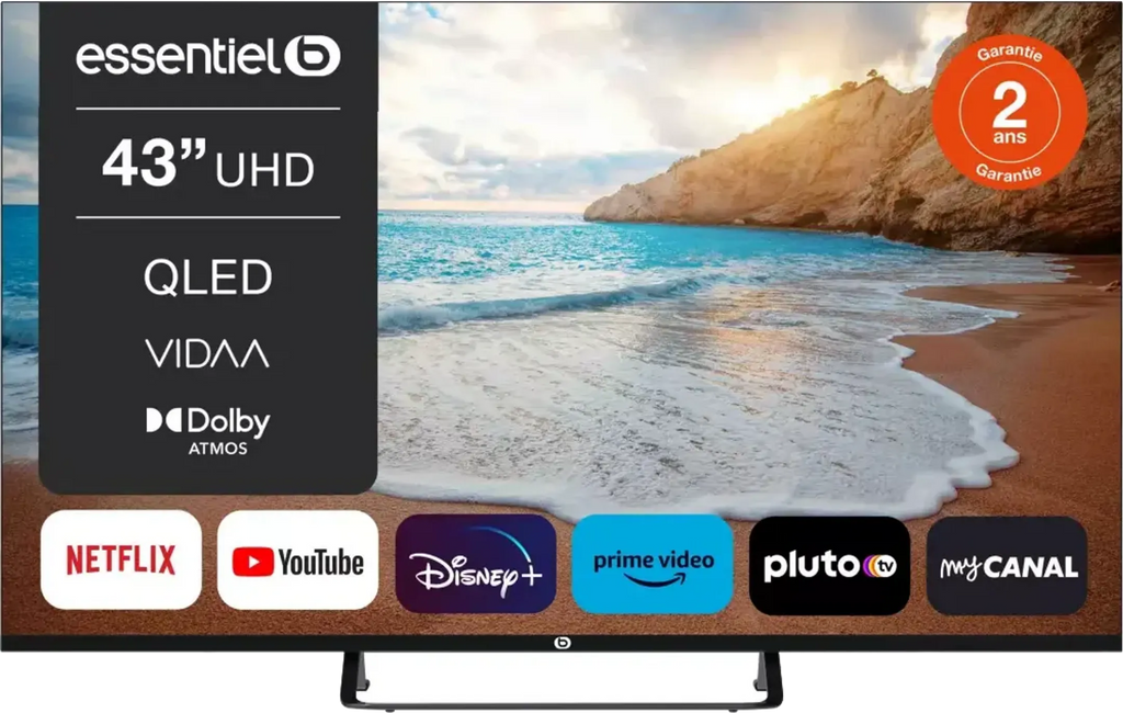 Essentiel-B QLED TV 4K 43QLED306  - 43 inch